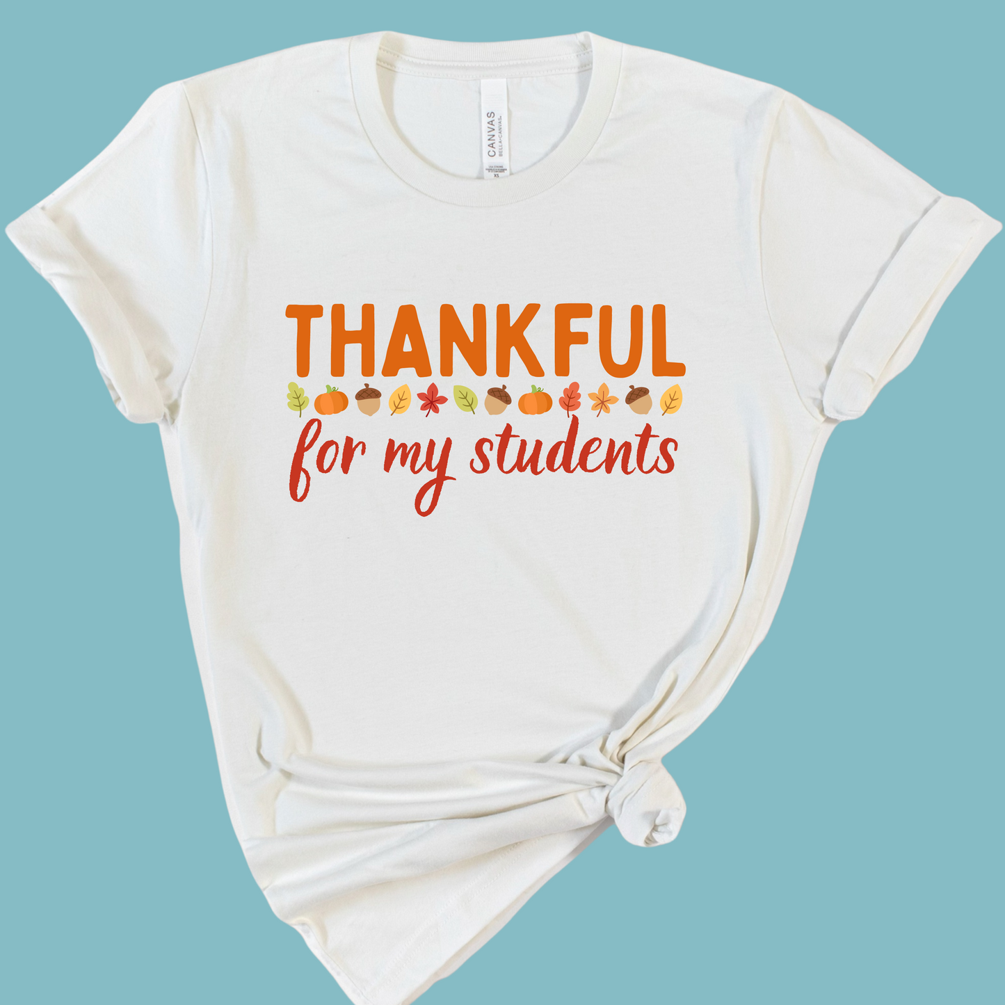 Thankful for my Students Thanksgiving Teacher Shirt