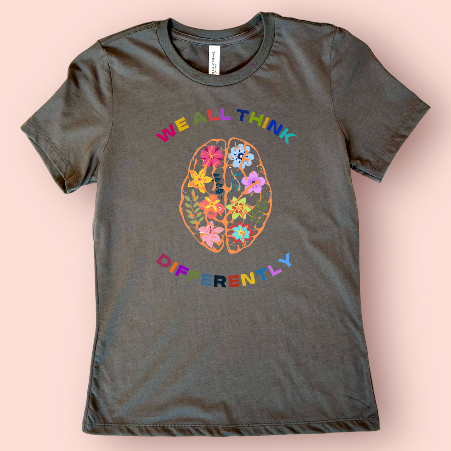 We All Think Differently Teacher Shirt