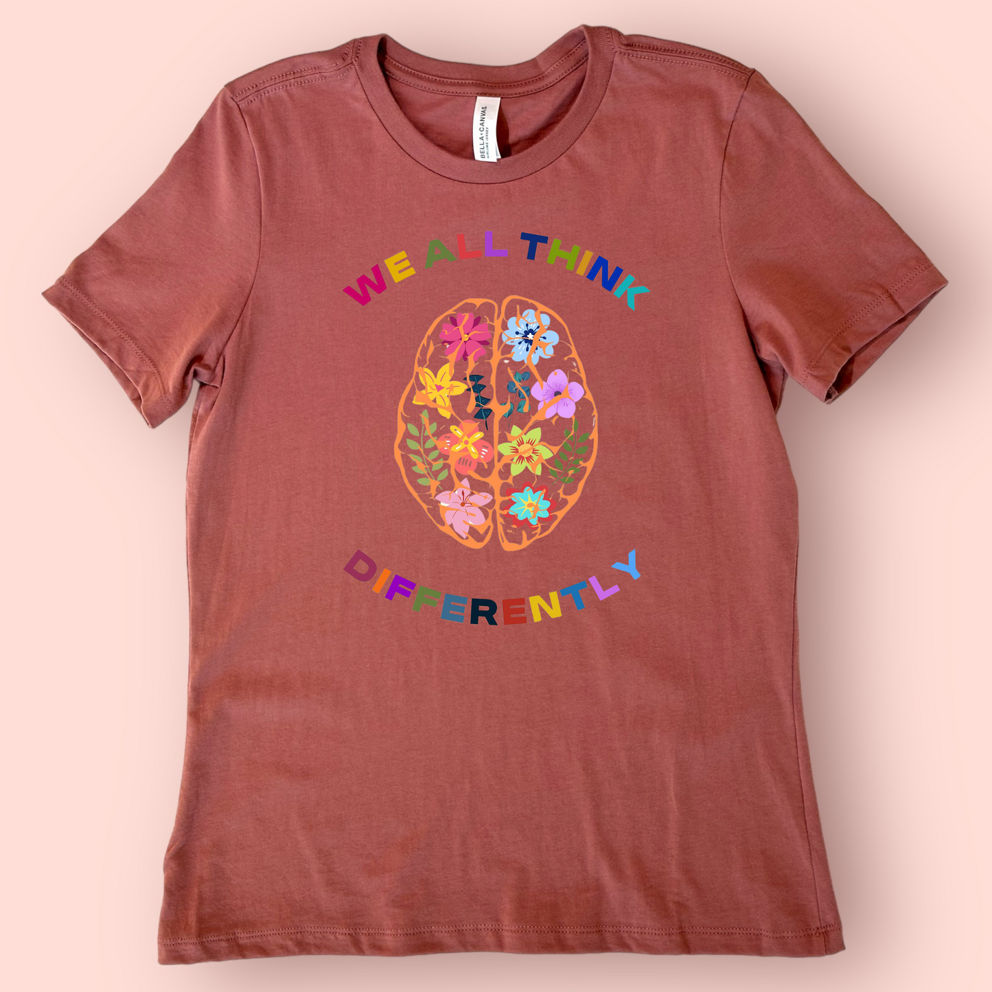 We All Think Differently Teacher Shirt