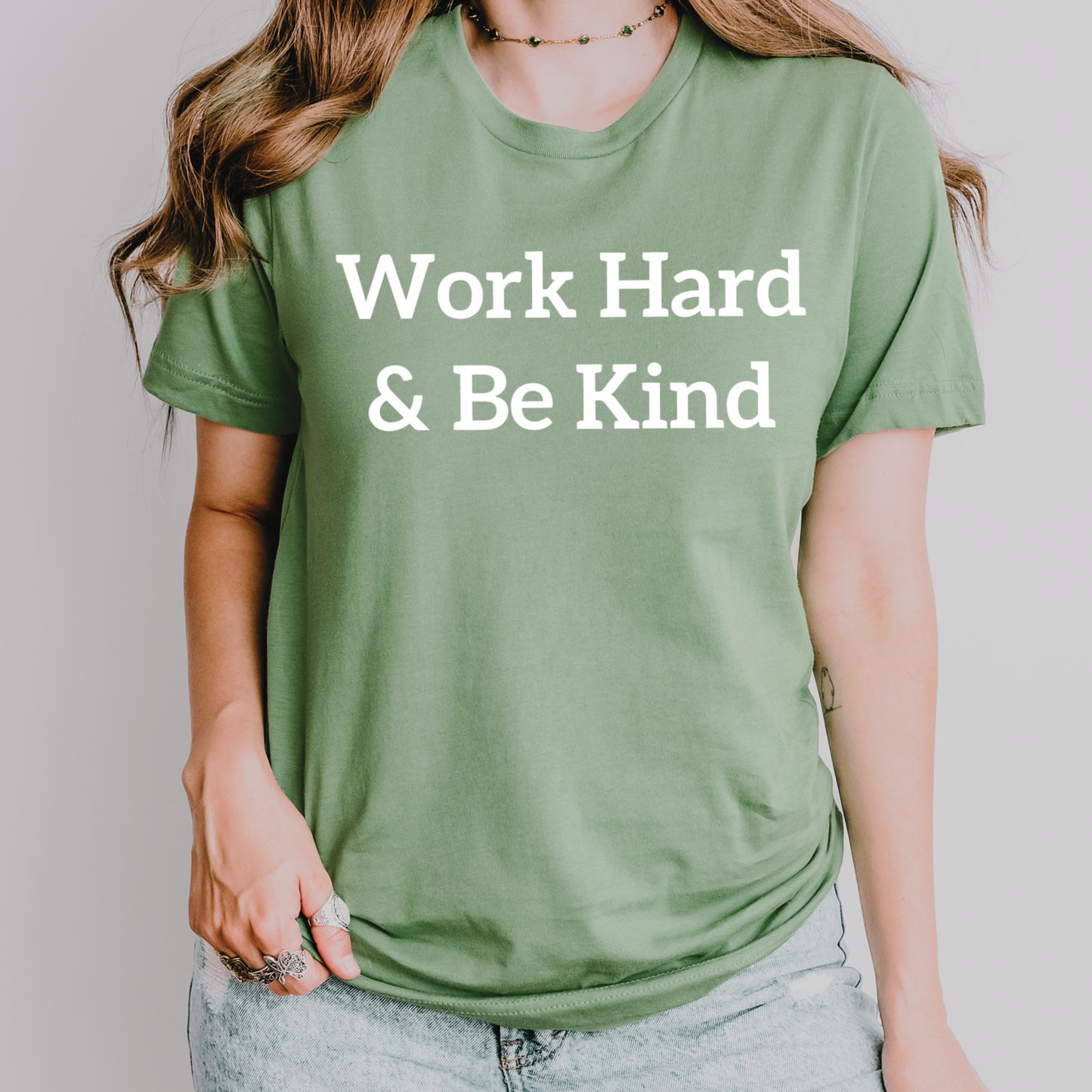 Word Hard & Be Kind Shirt