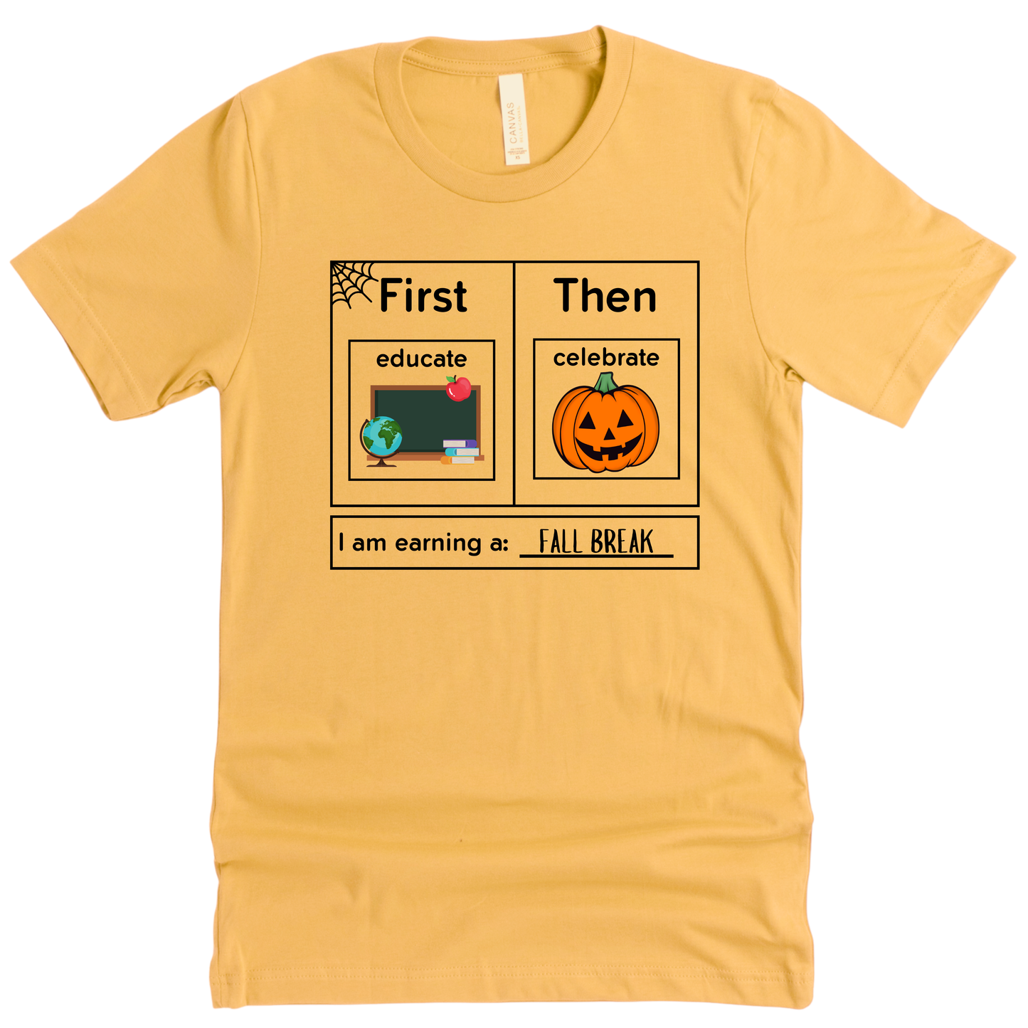 First Educate Then Celebrate Halloween Teacher Shirt