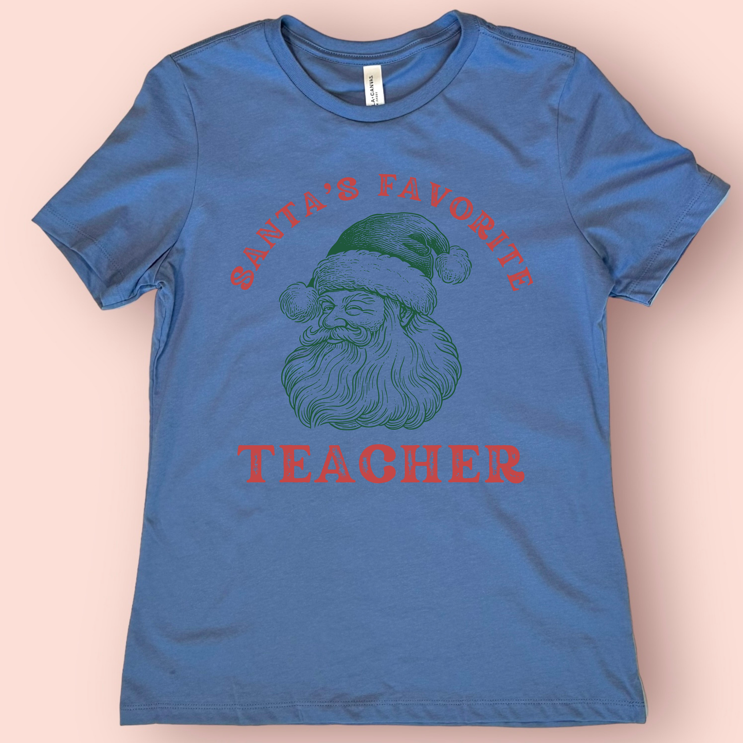 Santa's Favorite Teacher Christmas Shirt