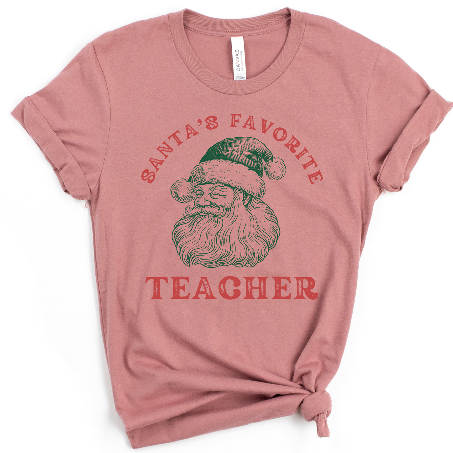 Santa's Favorite Teacher Christmas Shirt