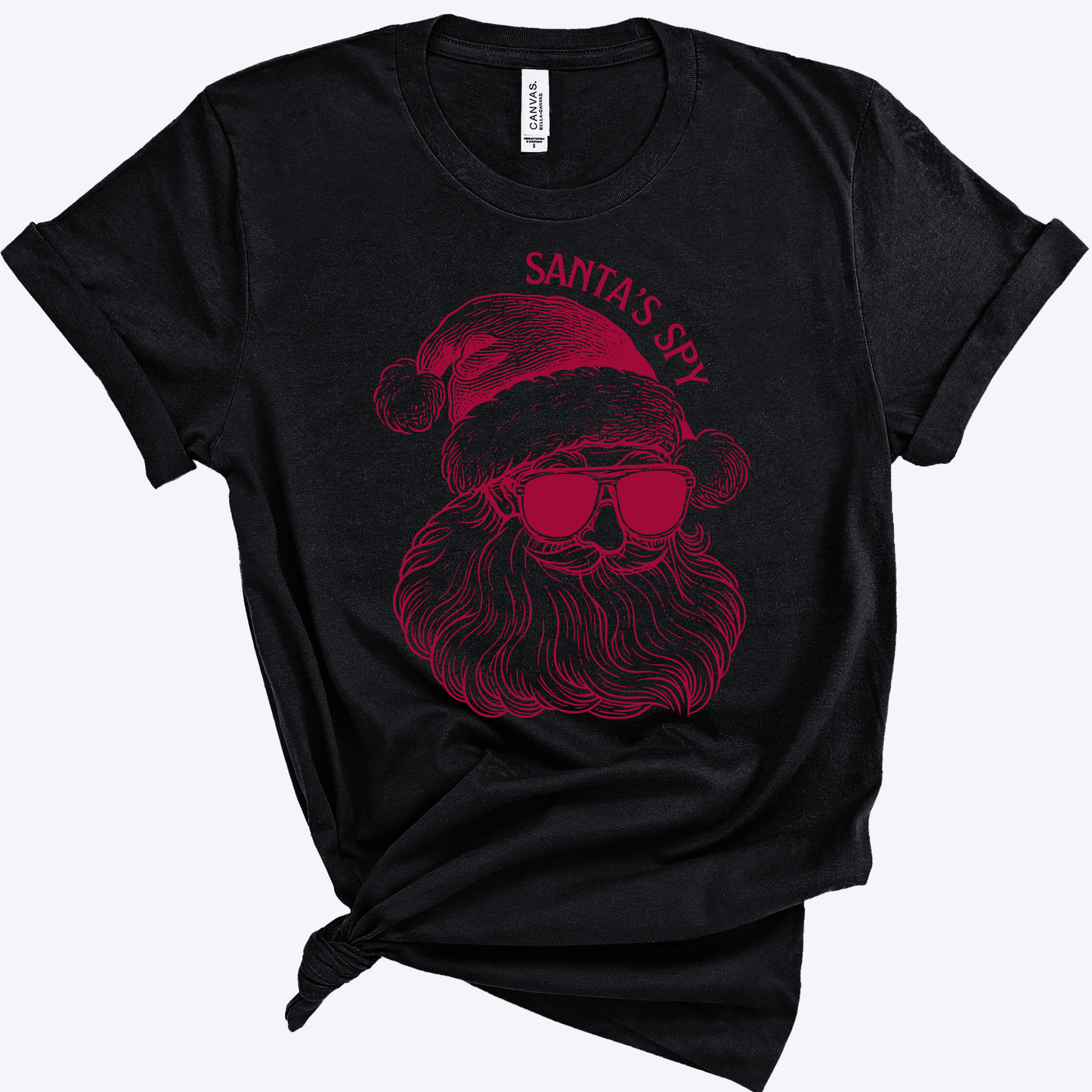 Santa's Spy Christmas Teacher Shirt