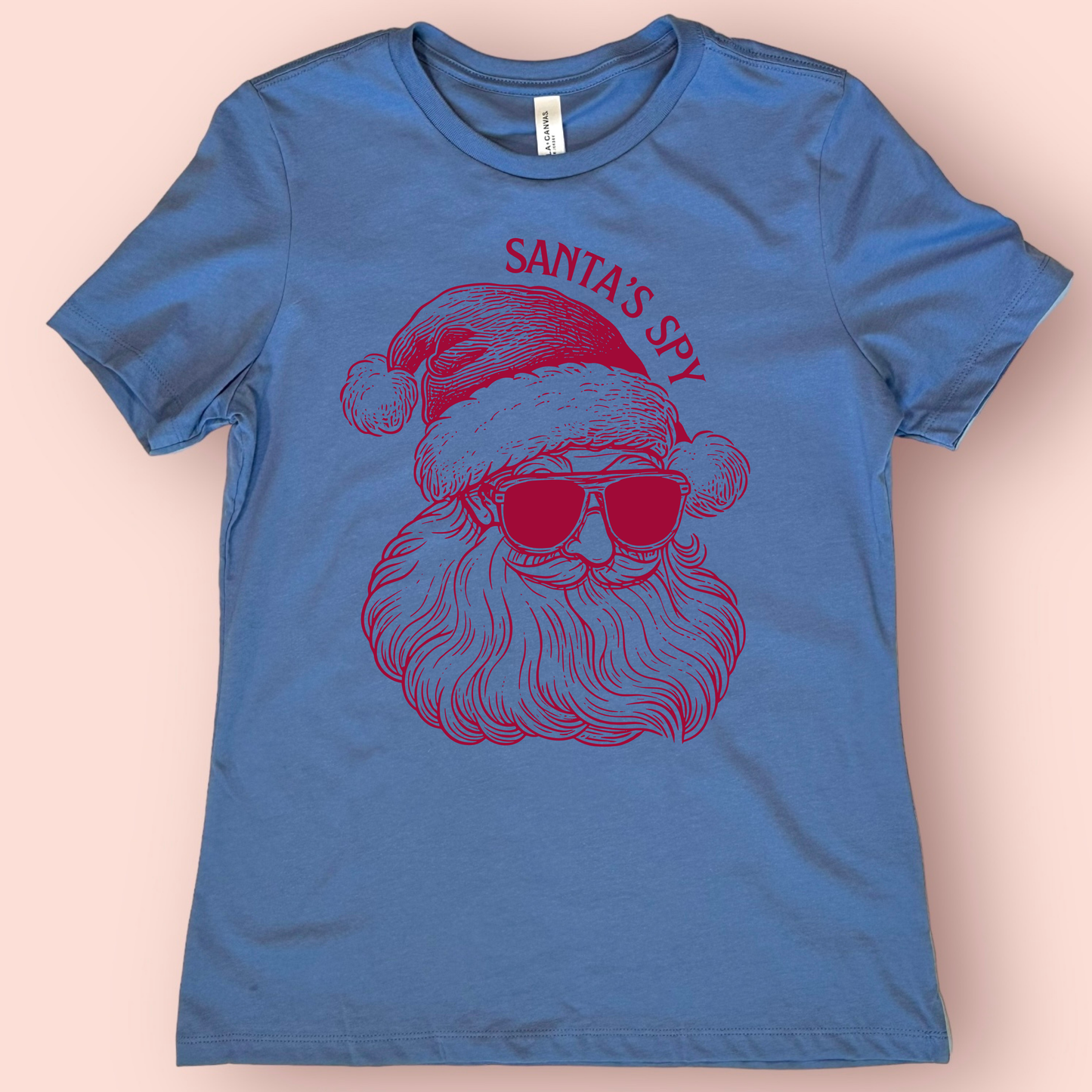 Santa's Spy Christmas Teacher Shirt