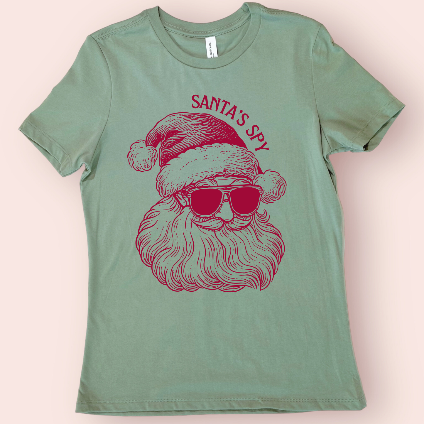 Santa's Spy Christmas Teacher Shirt