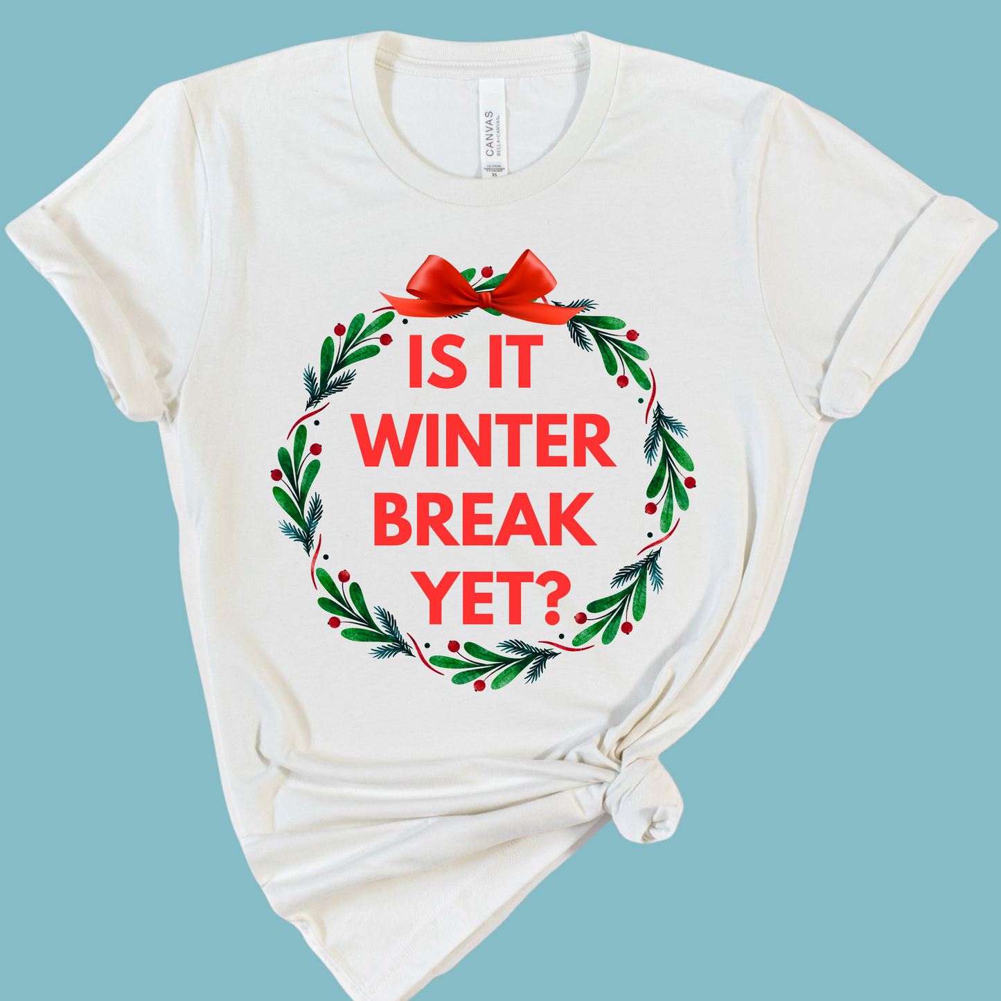 teacher shirt is it winter break yet gift