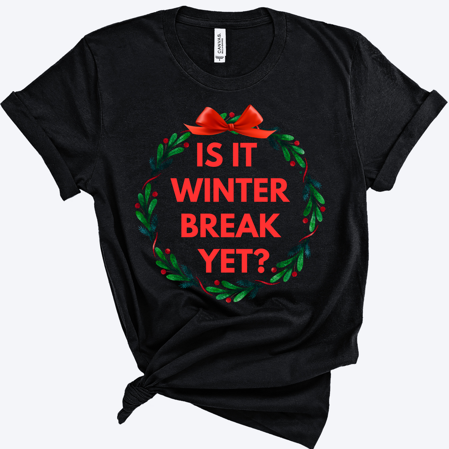 teacher shirt is it winter break yet gift