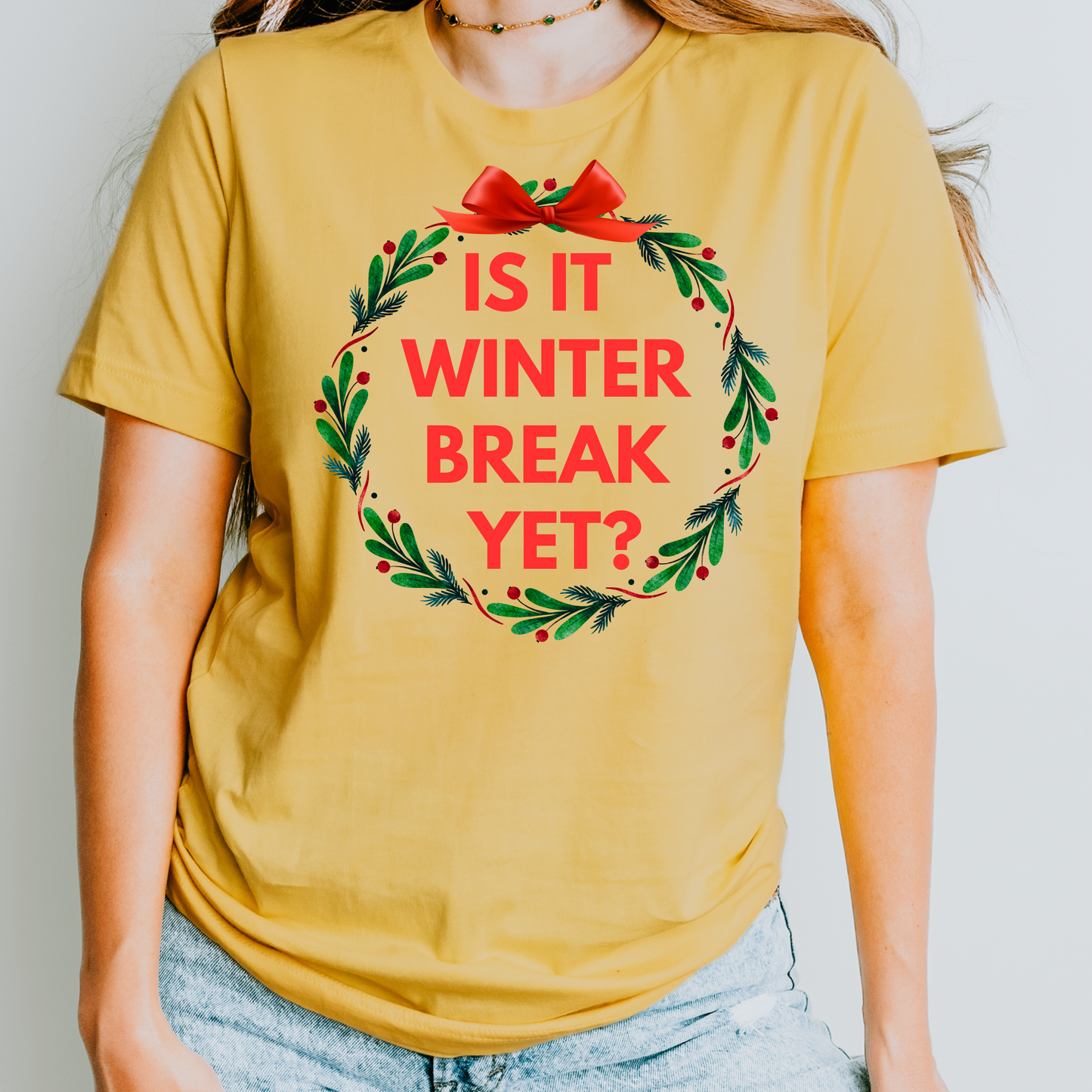 teacher shirt is it winter break yet gift