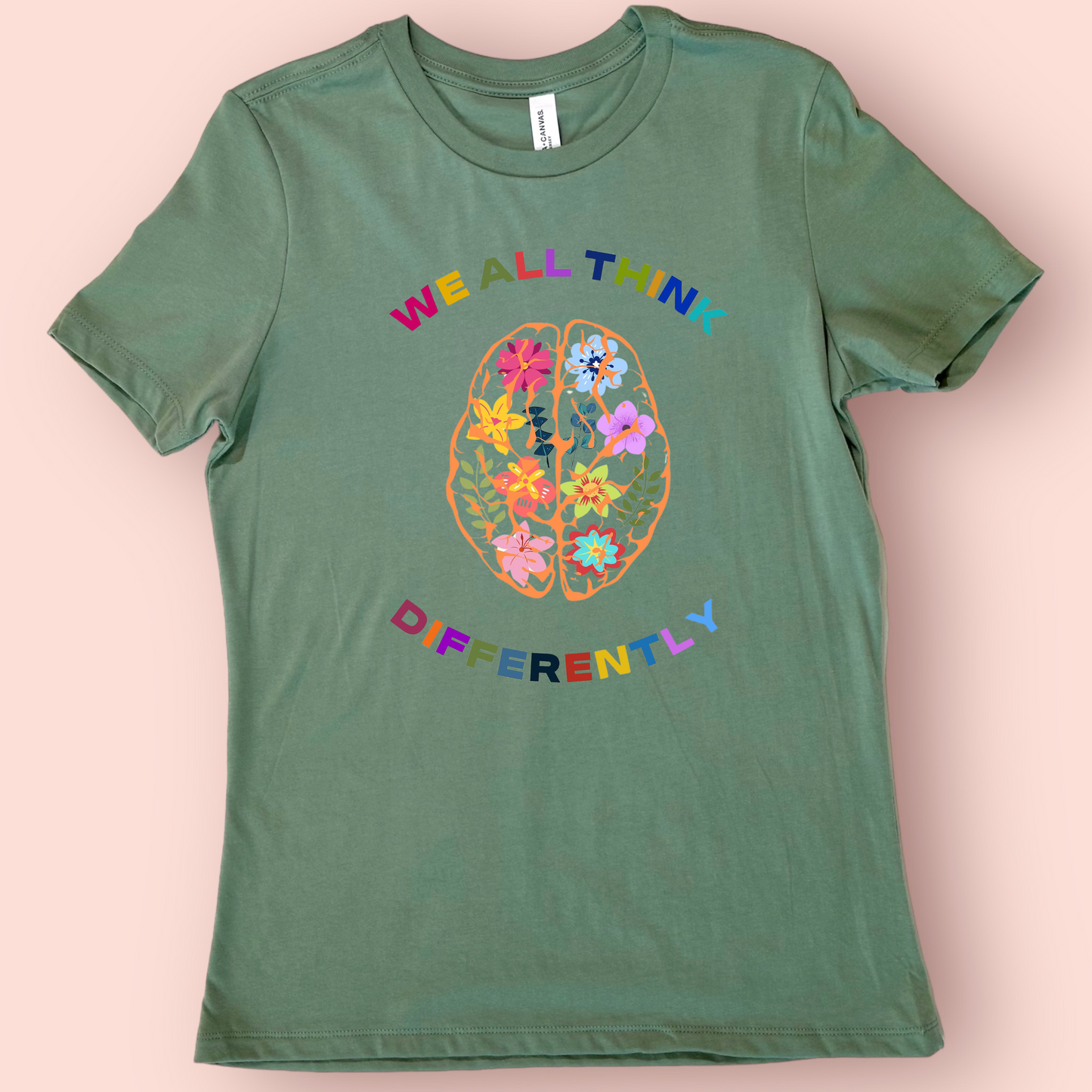 We All Think Differently Teacher Shirt
