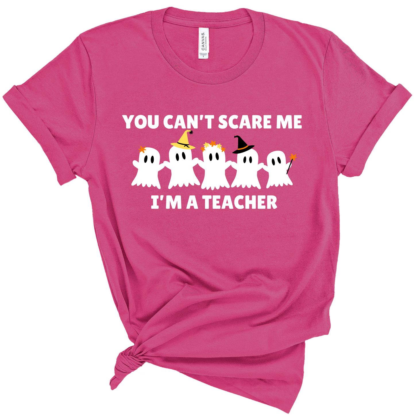 You Can't Scare Me I'm a Teacher Halloween Shirt