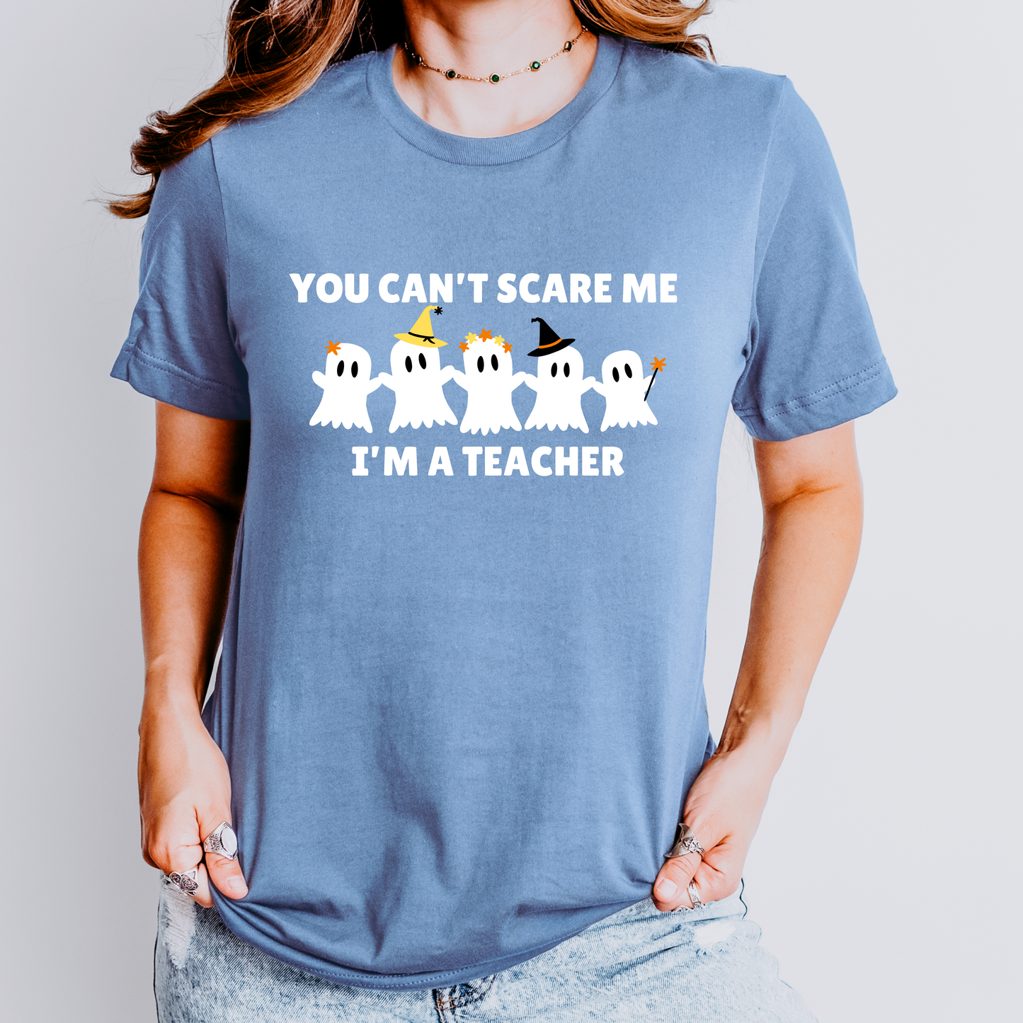 You Can't Scare Me I'm a Teacher Halloween Shirt