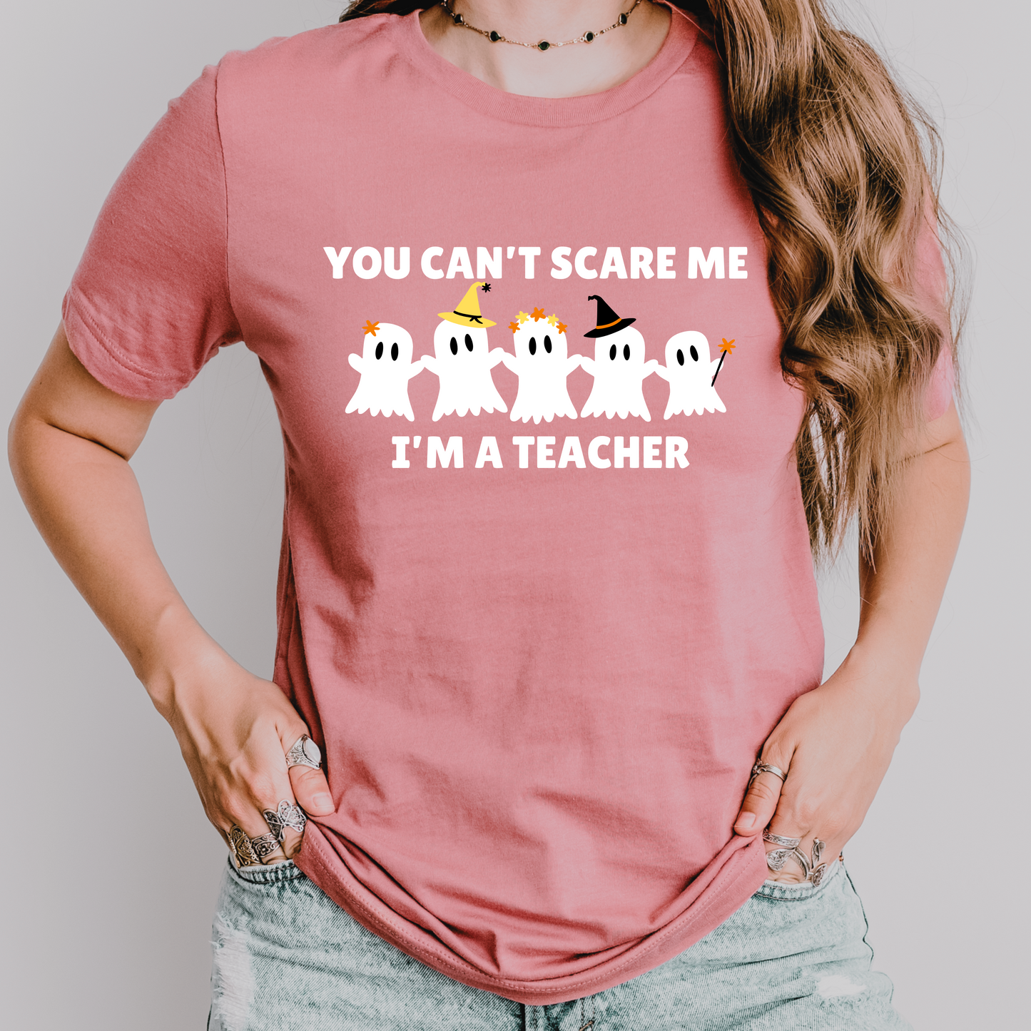 You Can't Scare Me I'm a Teacher Halloween Shirt