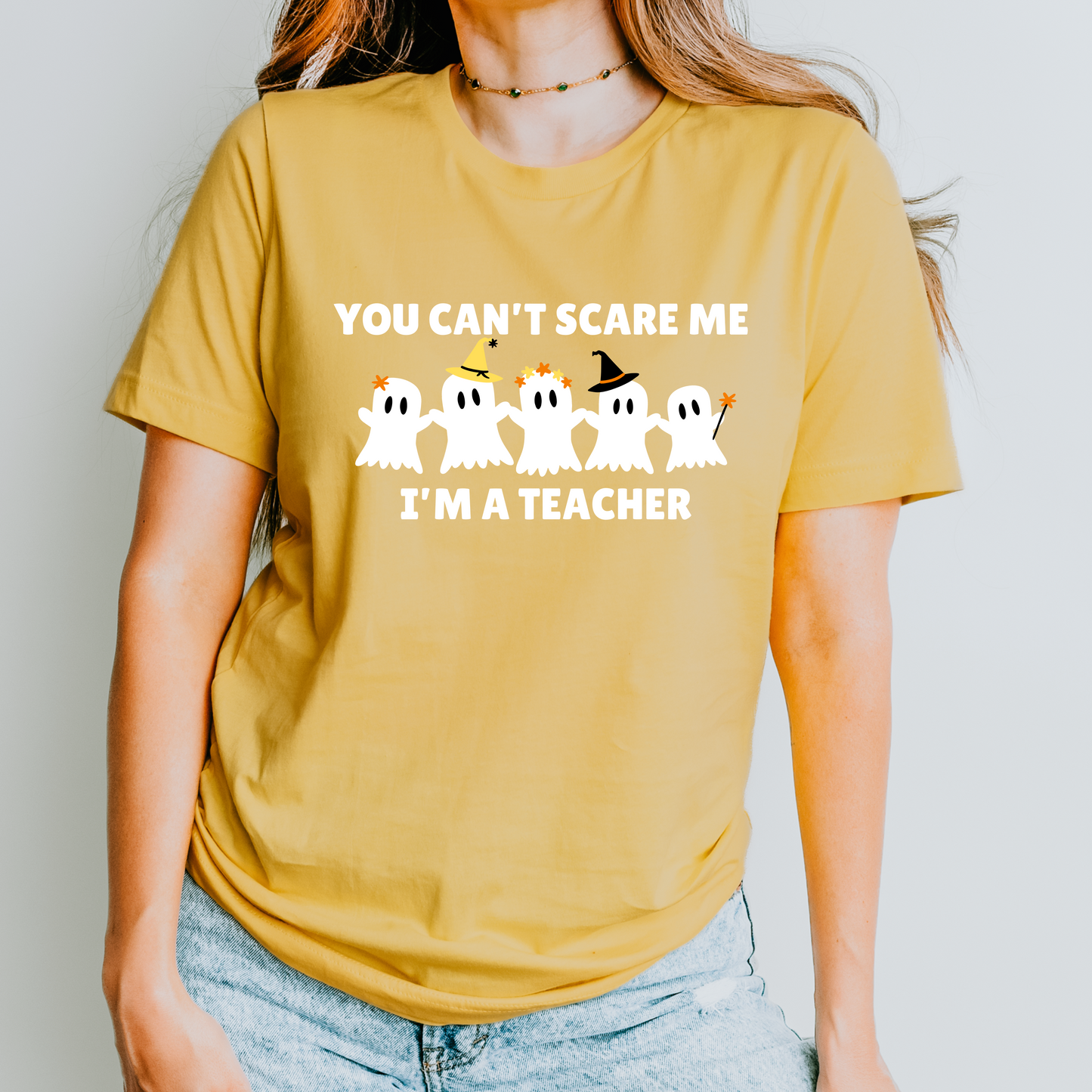 You Can't Scare Me I'm a Teacher Halloween Shirt