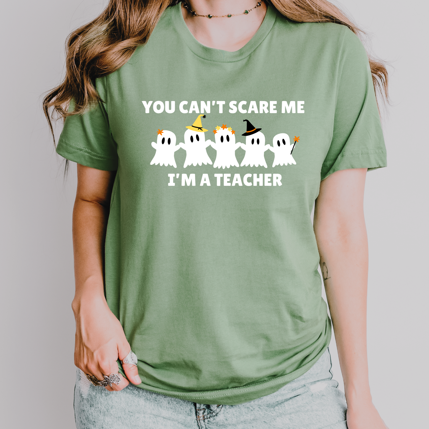 You Can't Scare Me I'm a Teacher Halloween Shirt