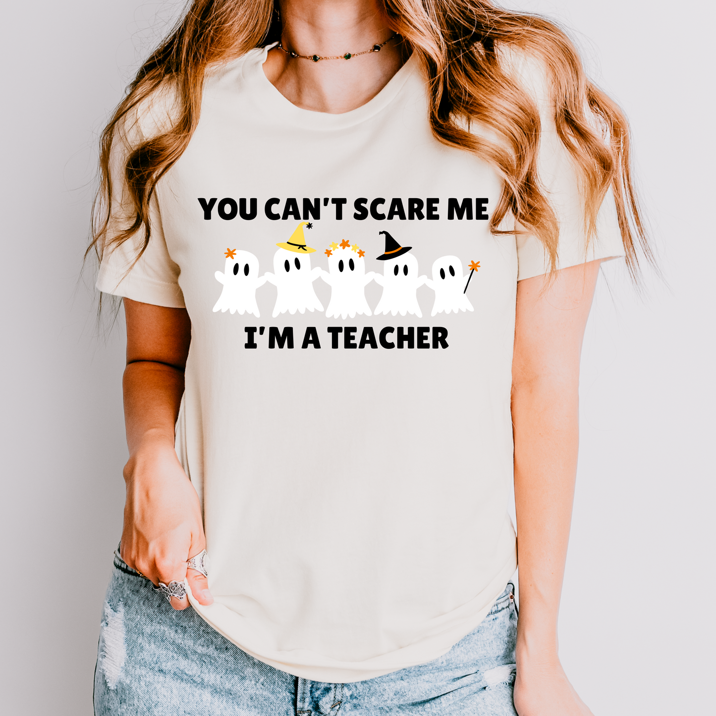 You Can't Scare Me I'm a Teacher Halloween Shirt