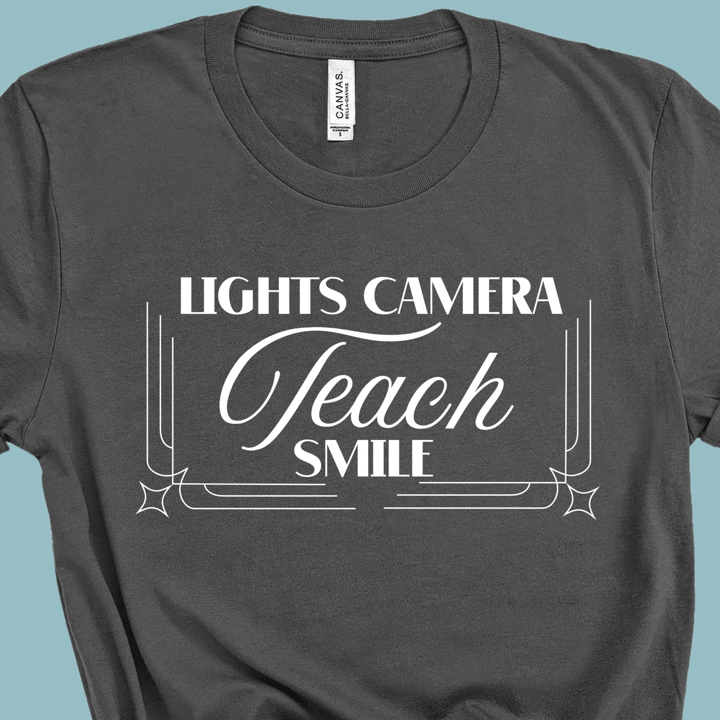 Lights Camera Teach Smile Teacher Swiftie Shirt