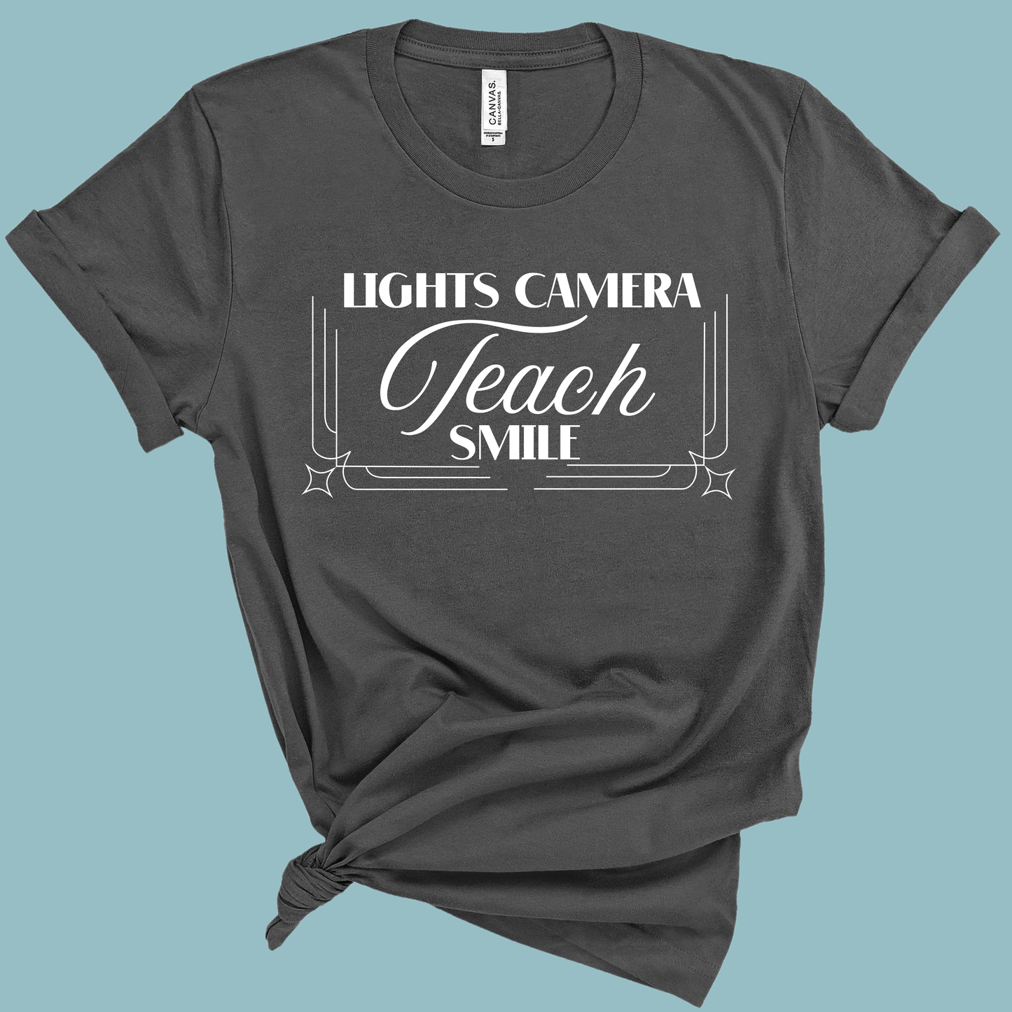 Lights Camera Teach Smile Teacher Swiftie Shirt