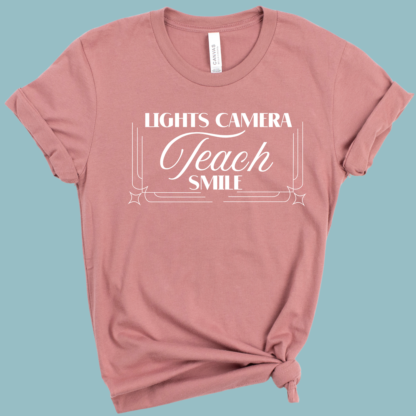 Lights Camera Teach Smile Teacher Swiftie Shirt