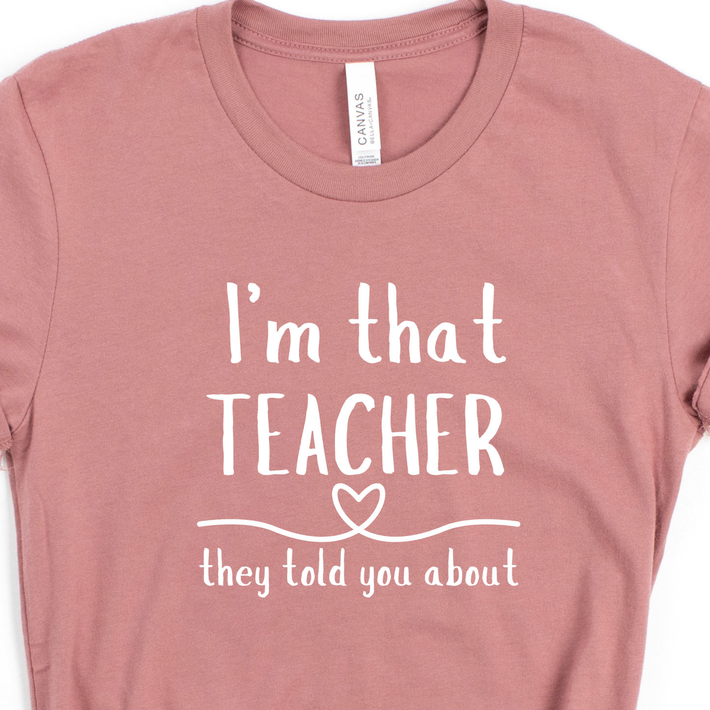 I'm That Teacher They Told You About Teacher T-shirt