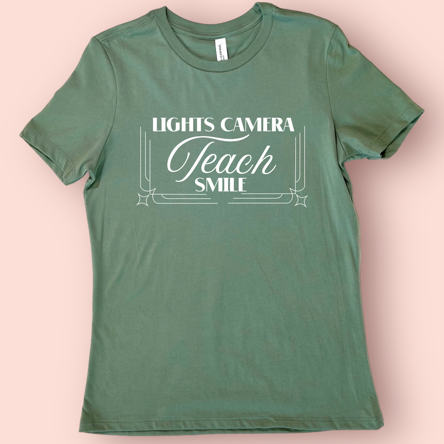 Lights Camera Teach Smile Teacher Swiftie Shirt