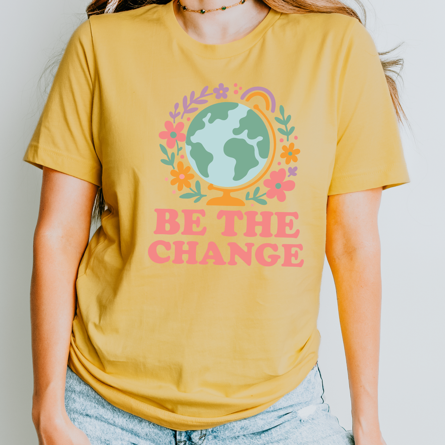 Be the Change Teacher Shirt | Inspirational Teacher Tee
