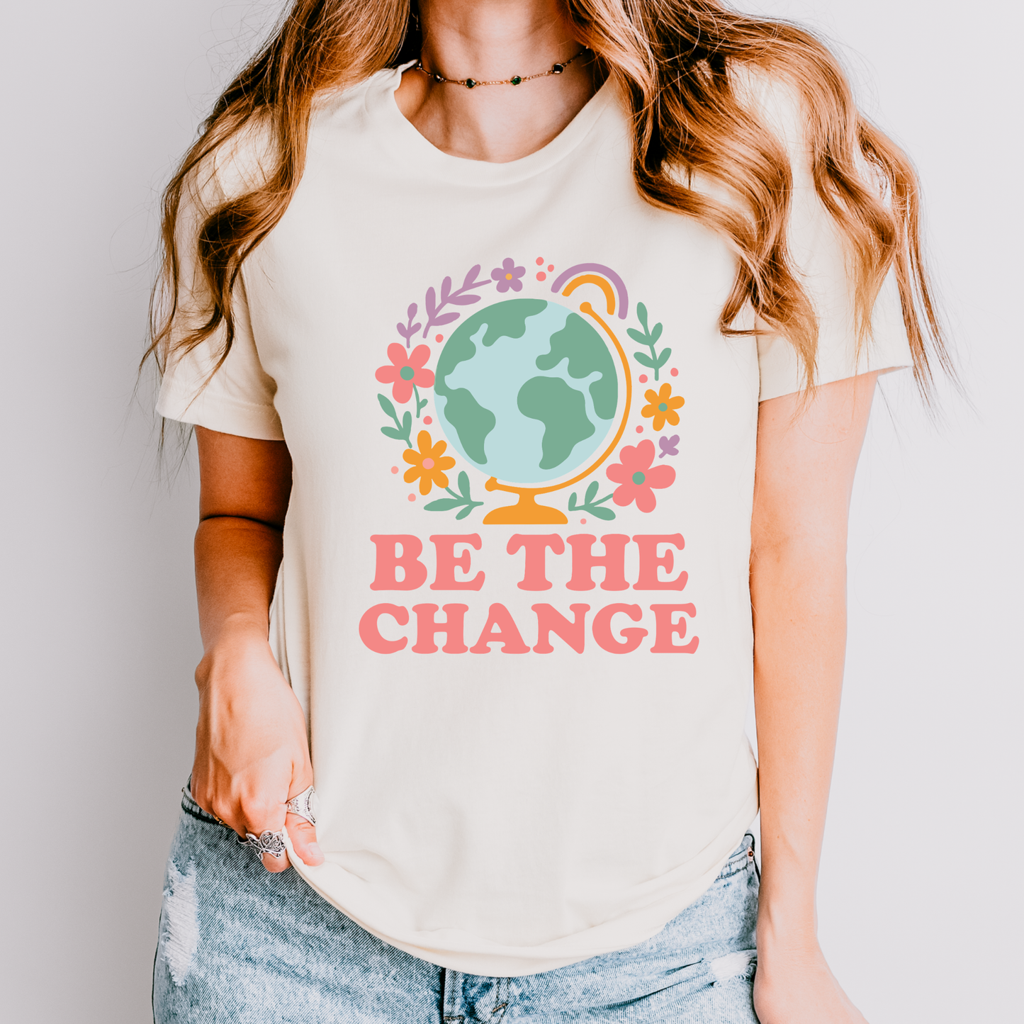 Be the Change Teacher Shirt | Inspirational Teacher Tee
