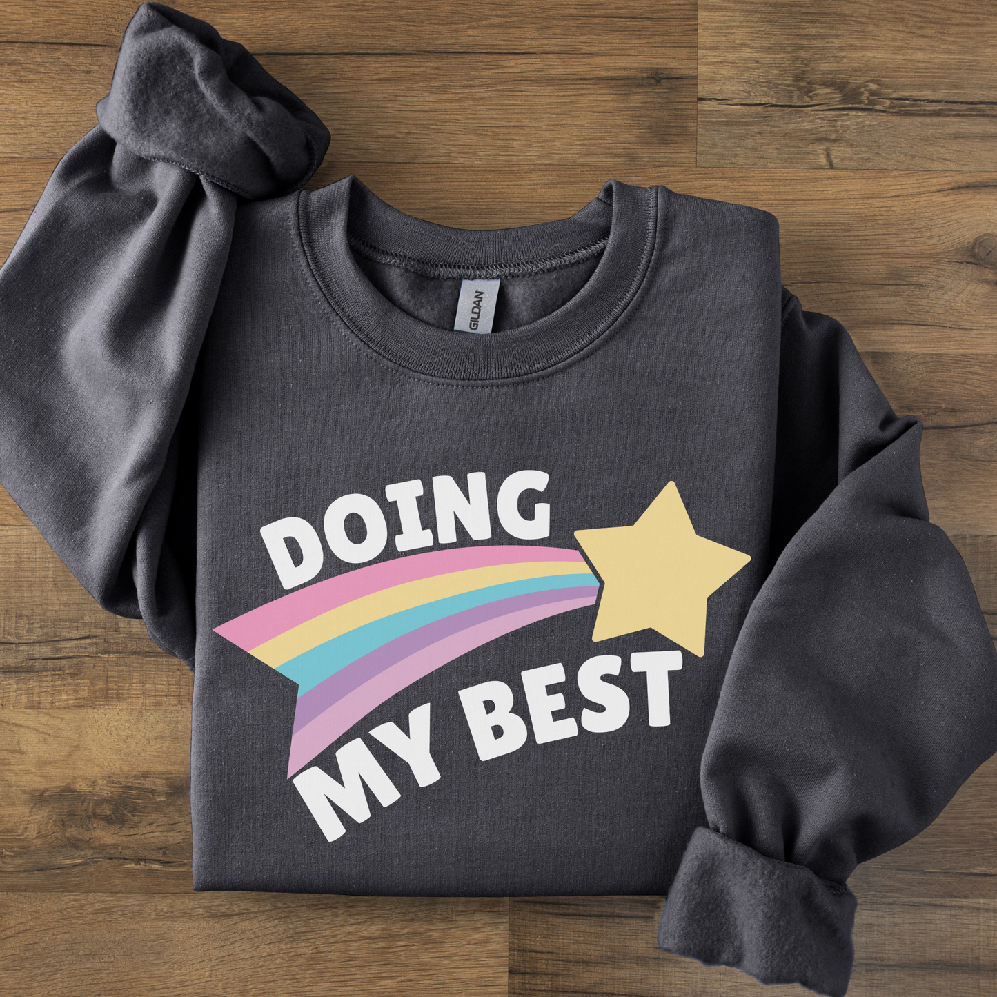 Doing My Best Teacher Crewneck Sweatshirt