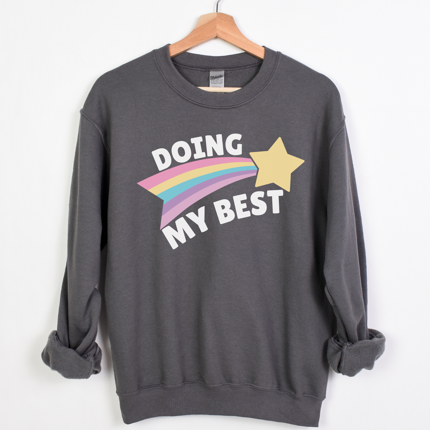 Doing My Best Teacher Crewneck Sweatshirt