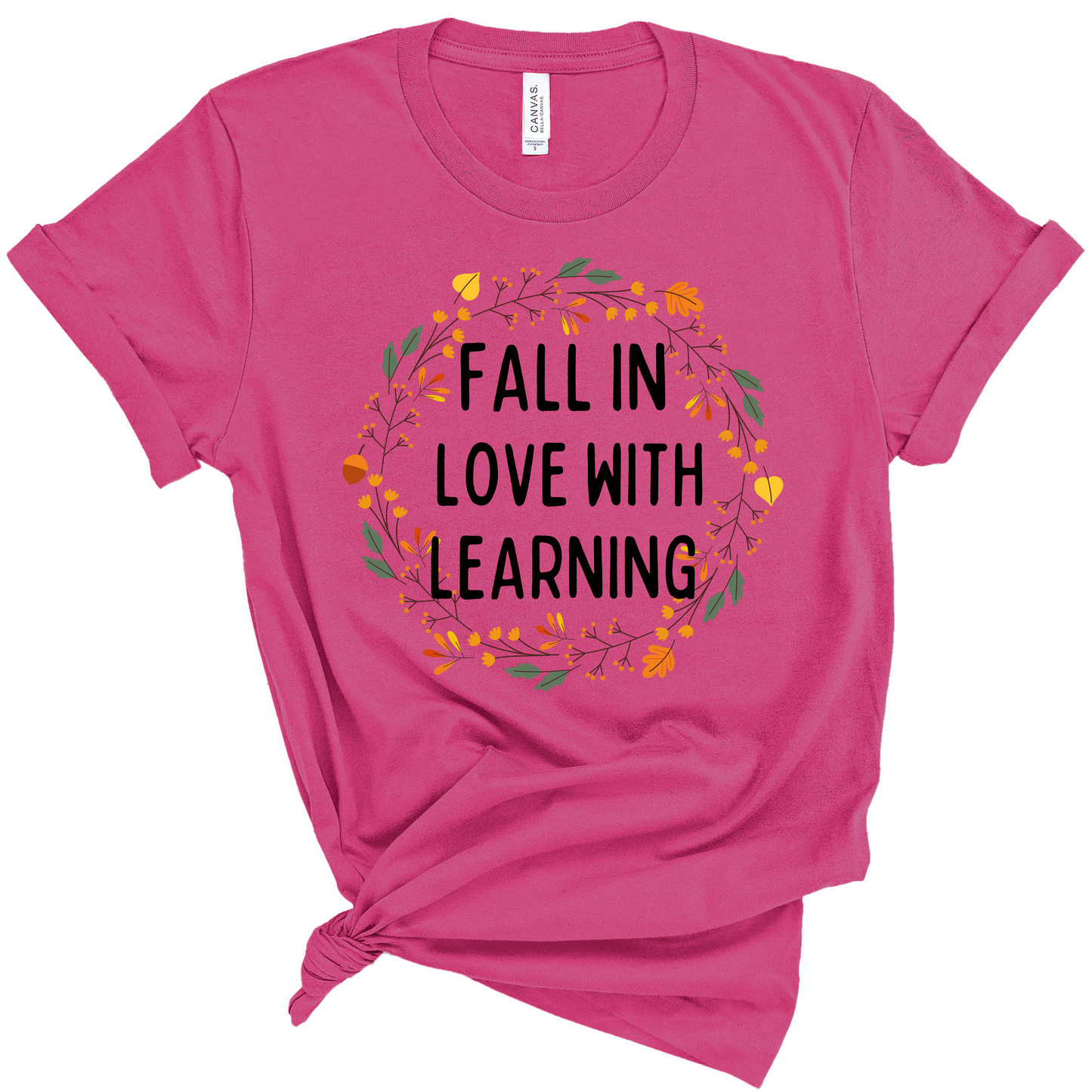 Fall in Love With Learning Teacher Shirt