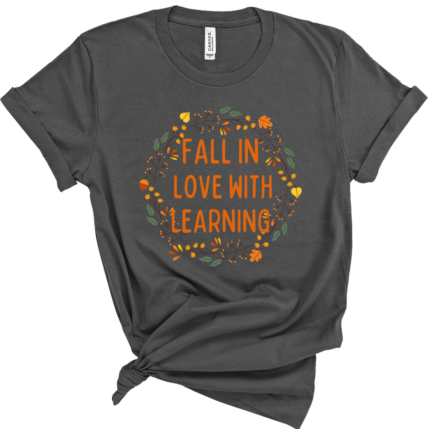 Fall in Love With Learning Teacher Shirt