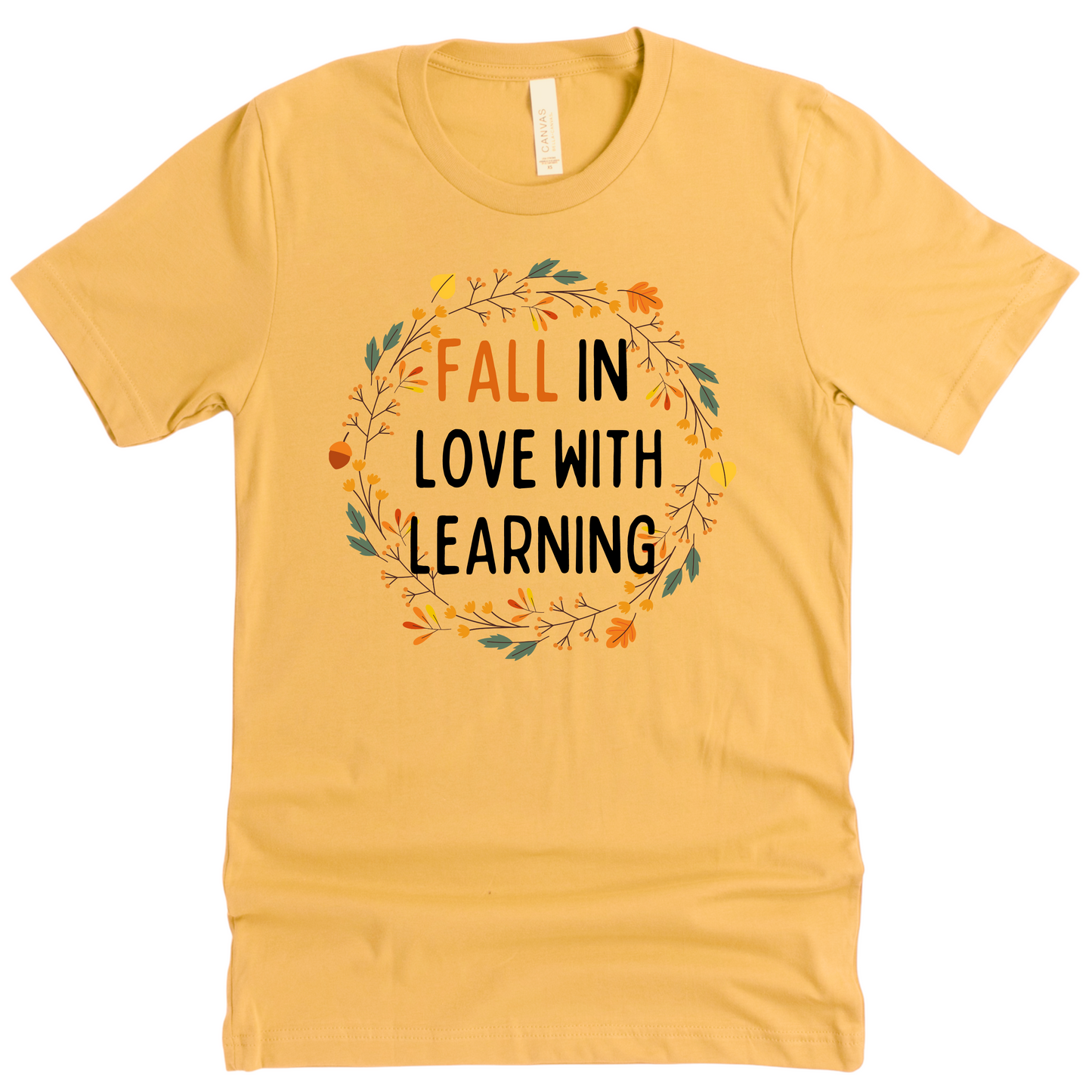 Fall in Love With Learning Teacher Shirt