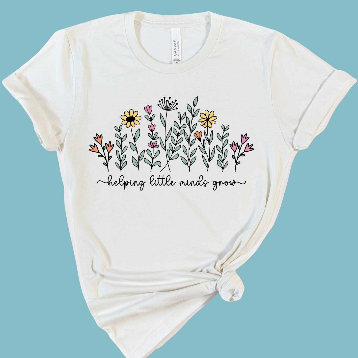 Helping Little Minds Grow Teacher Shirt