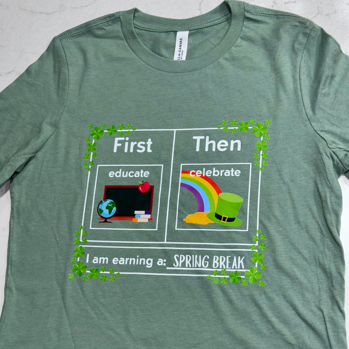 First Educate The Celebrate St. Patrick's Day Teacher Shirt