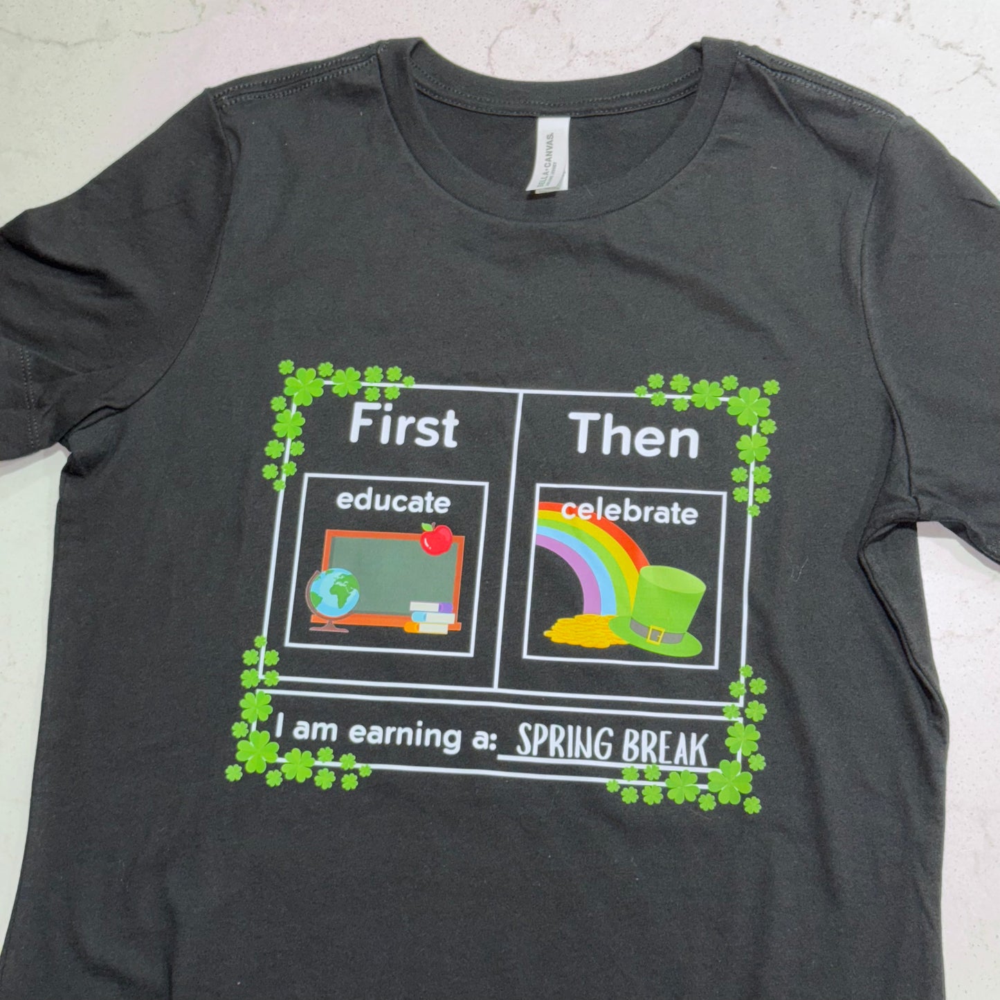 First Educate The Celebrate St. Patrick's Day Teacher Shirt