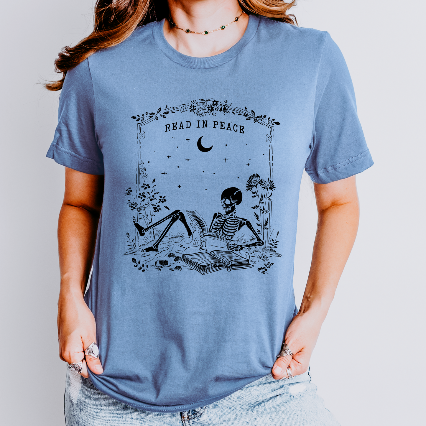 Read In Peace Halloween Teacher Shirt