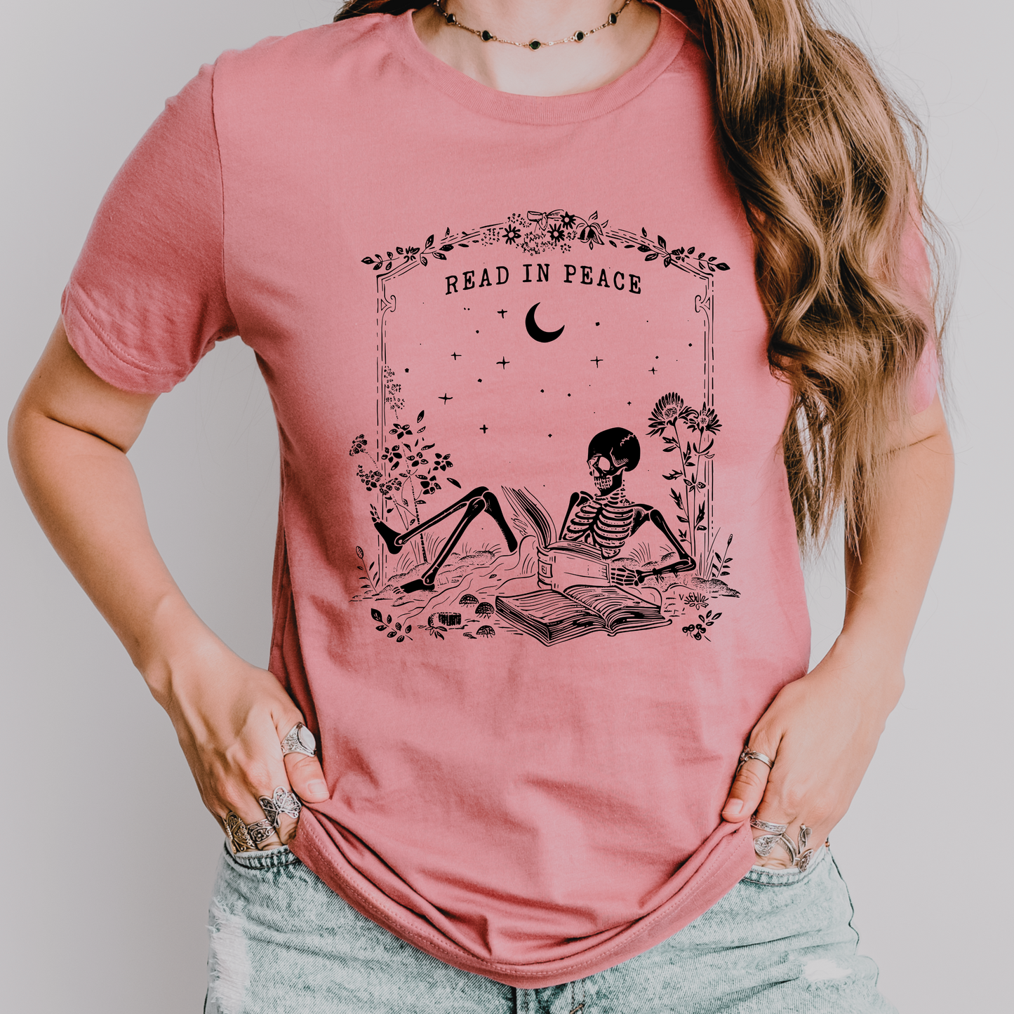 Read In Peace Halloween Teacher Shirt