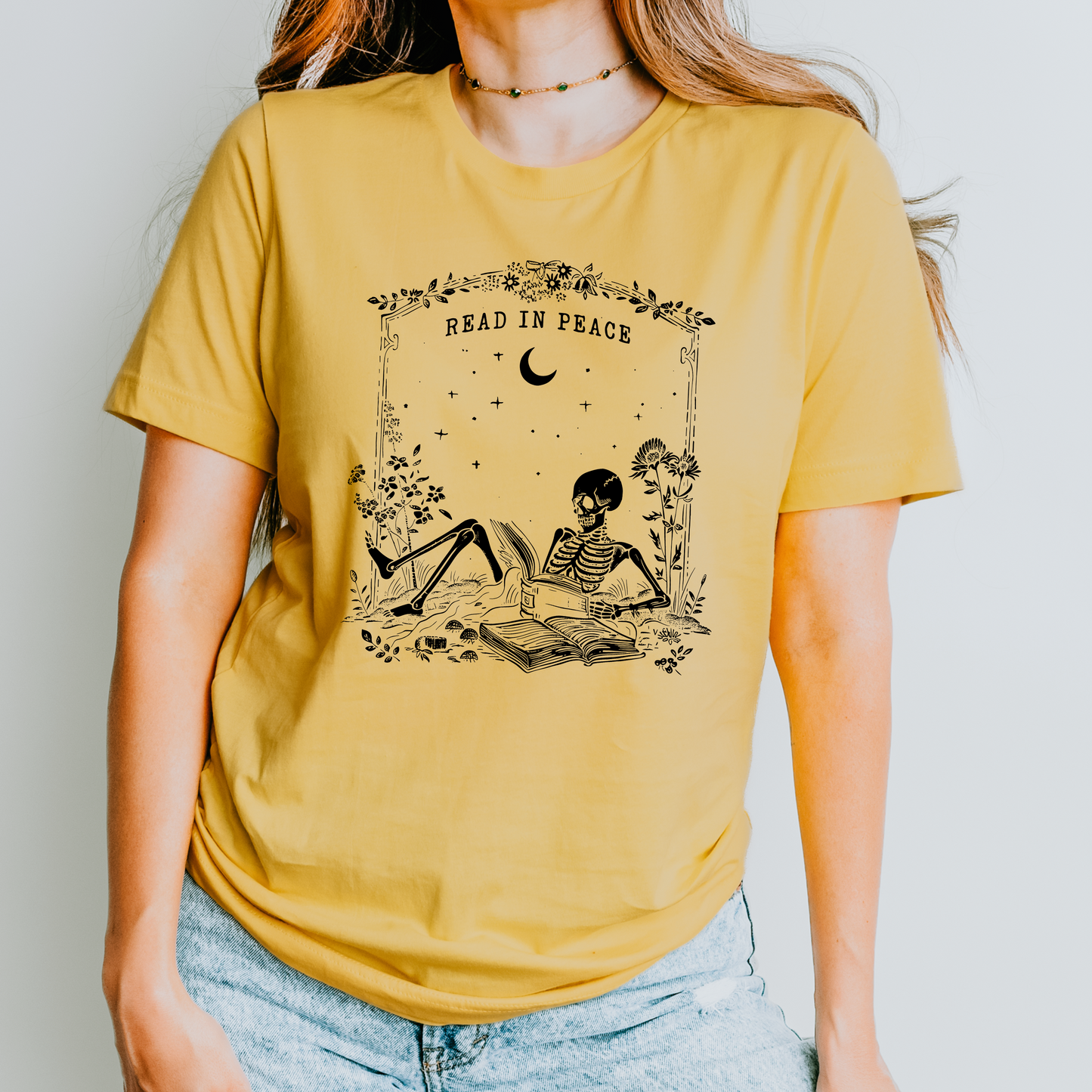 Read In Peace Halloween Teacher Shirt