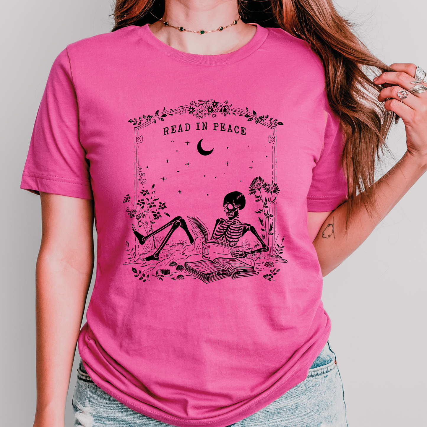 Read In Peace Halloween Teacher Shirt