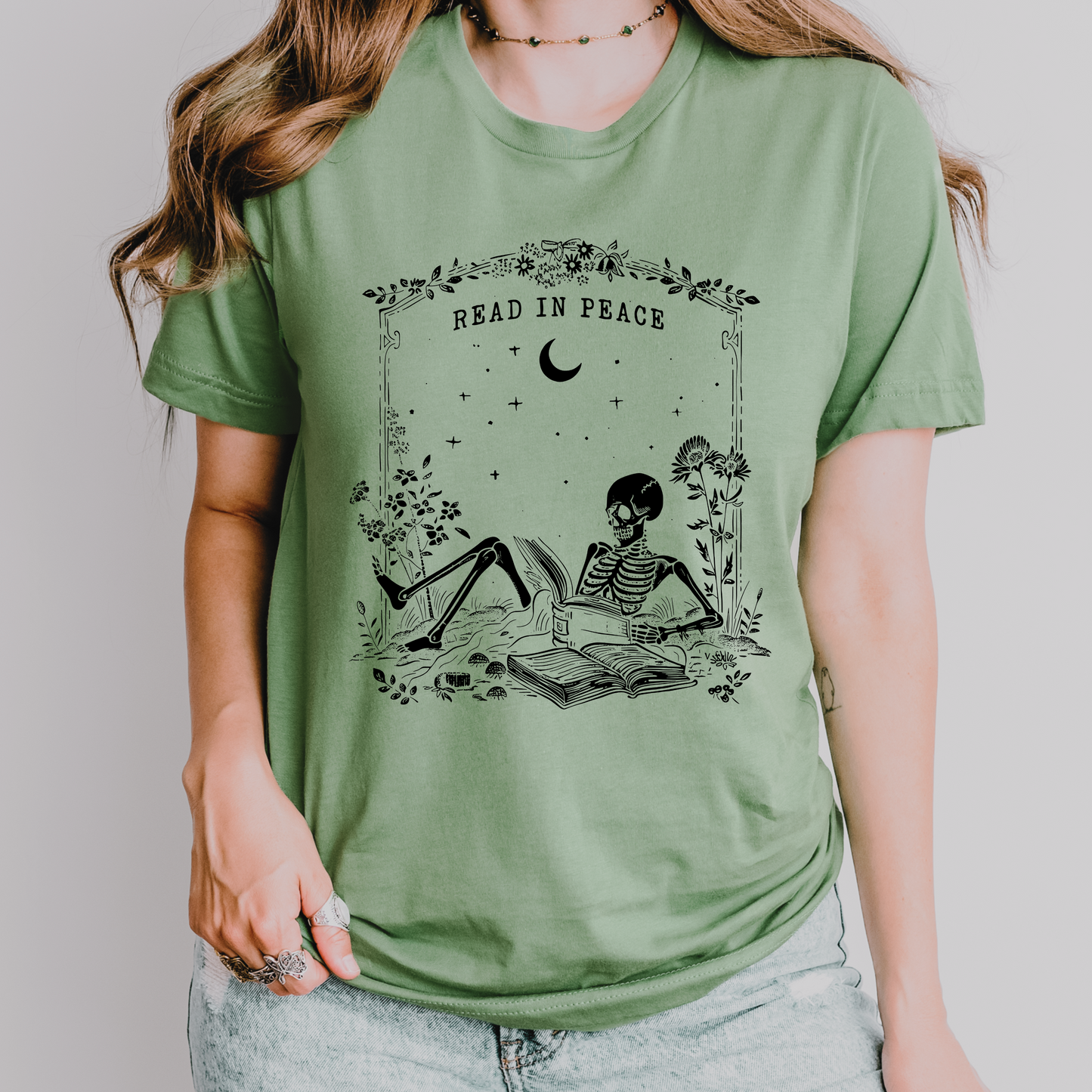 Read In Peace Halloween Teacher Shirt