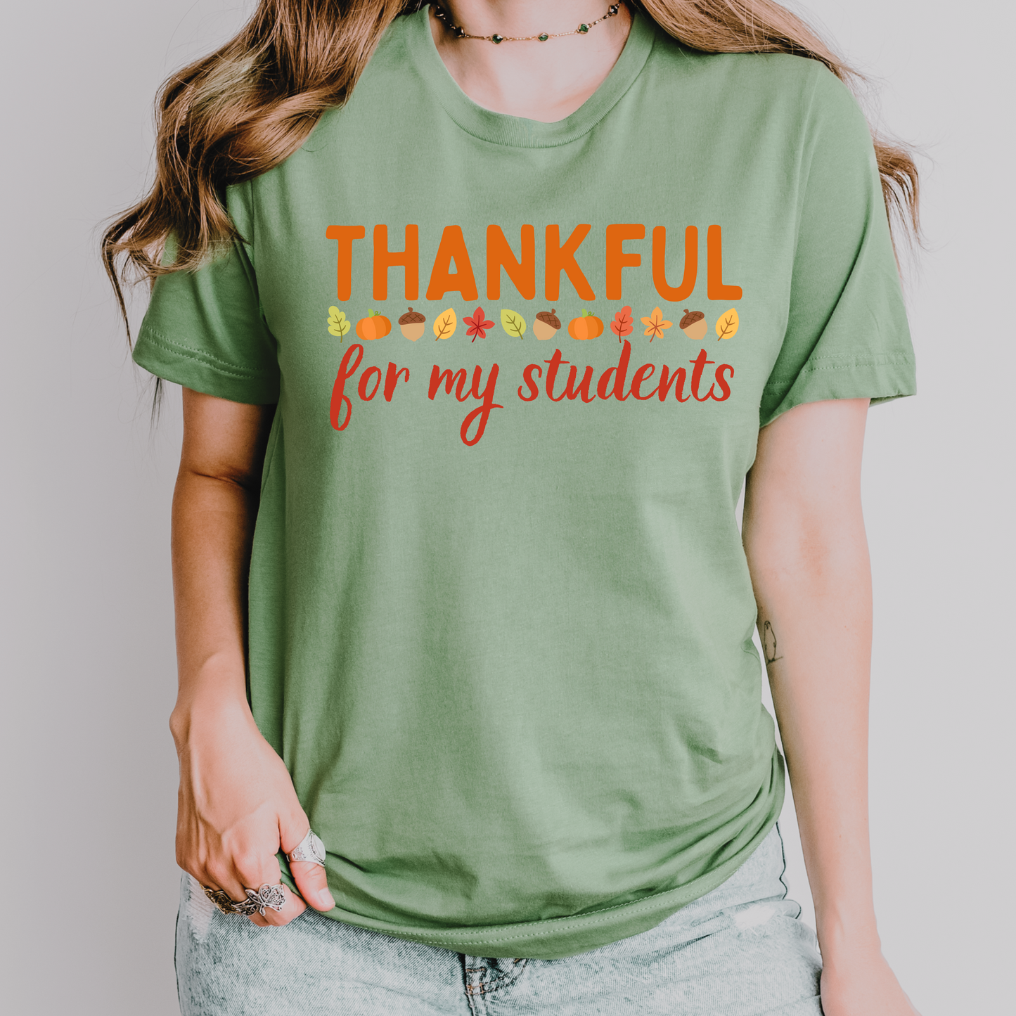 Thankful for my Students Thanksgiving Teacher Shirt