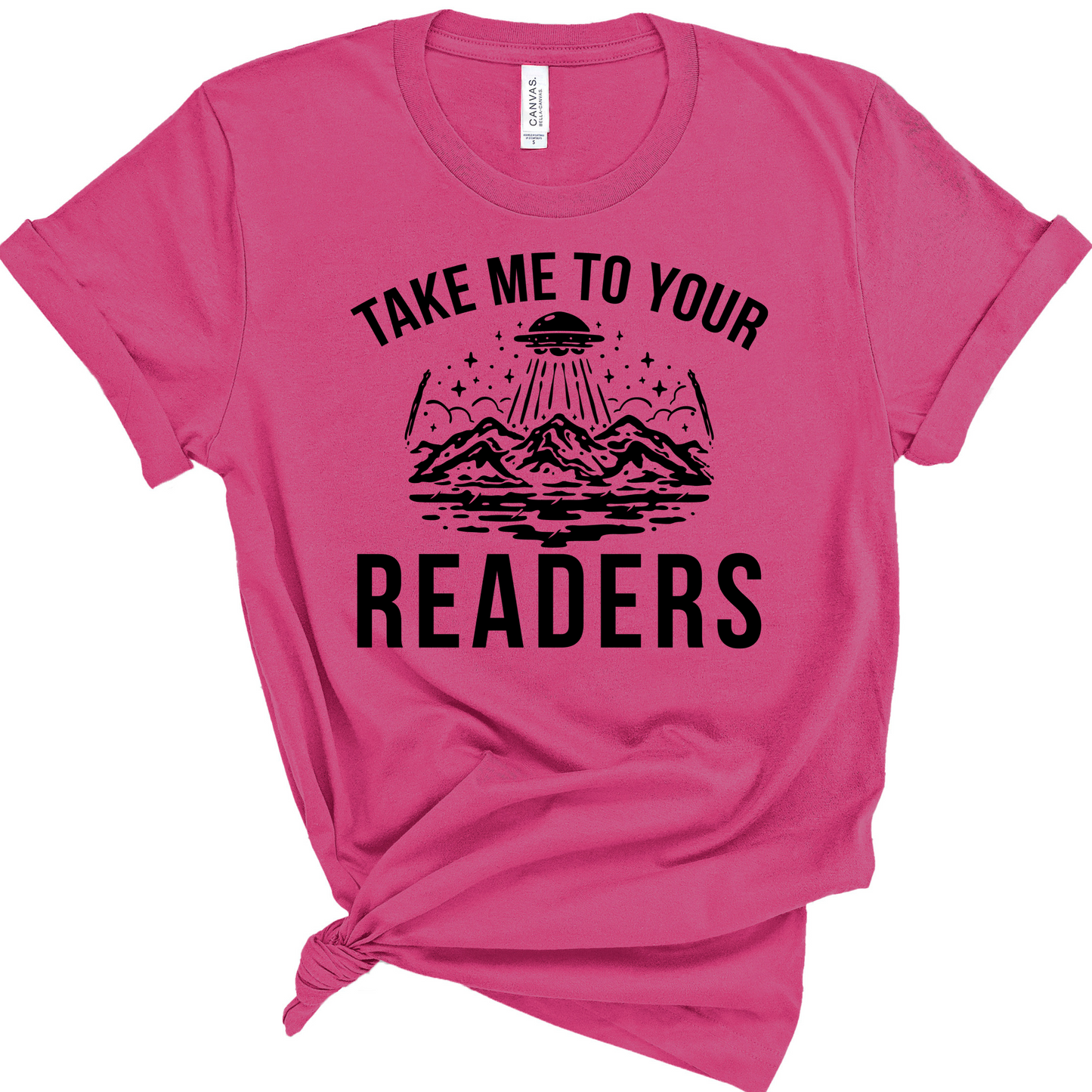 Take Me To Your Readers Teacher Shirt