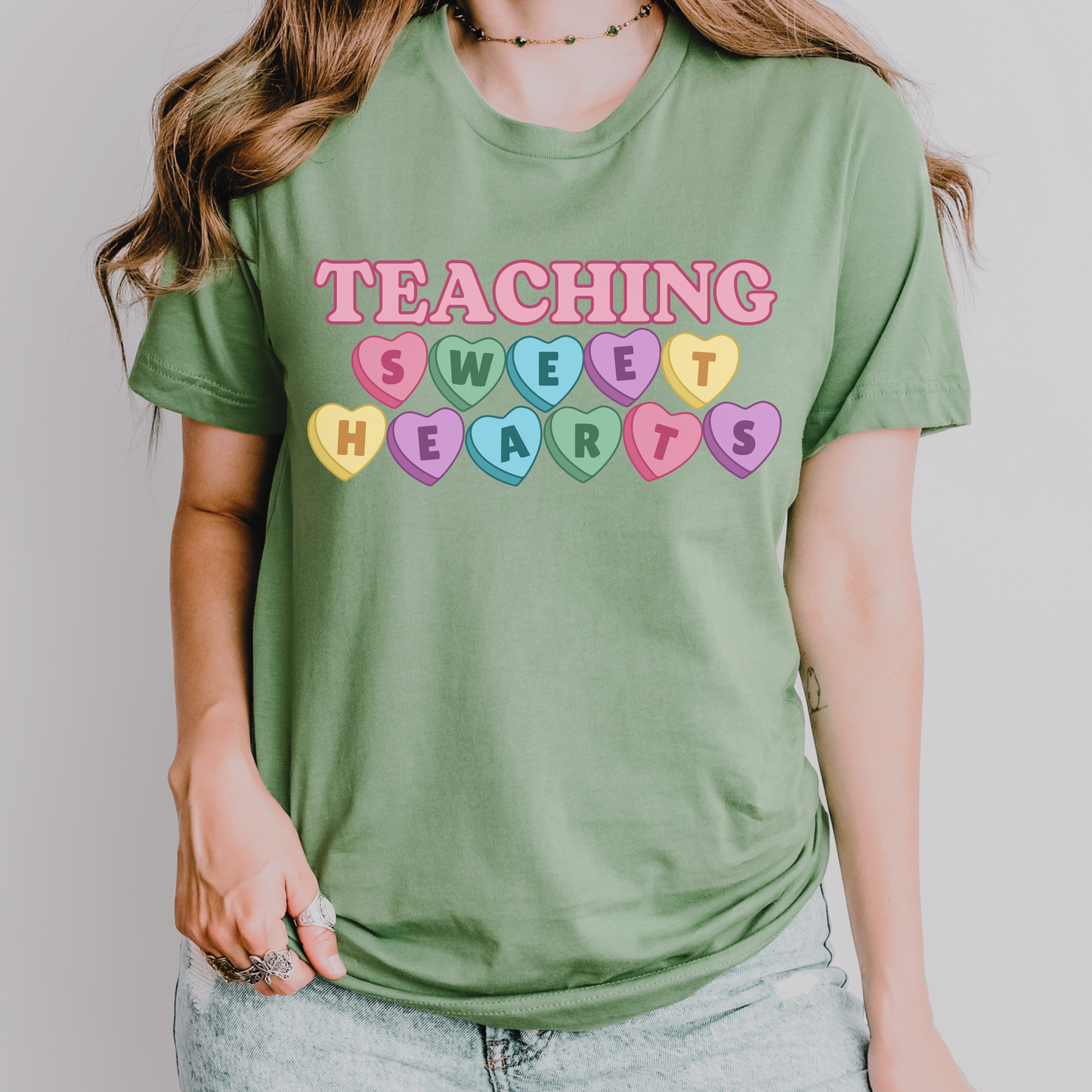 Teaching Sweet Hearts Valentine's Day Teacher T-Shirt