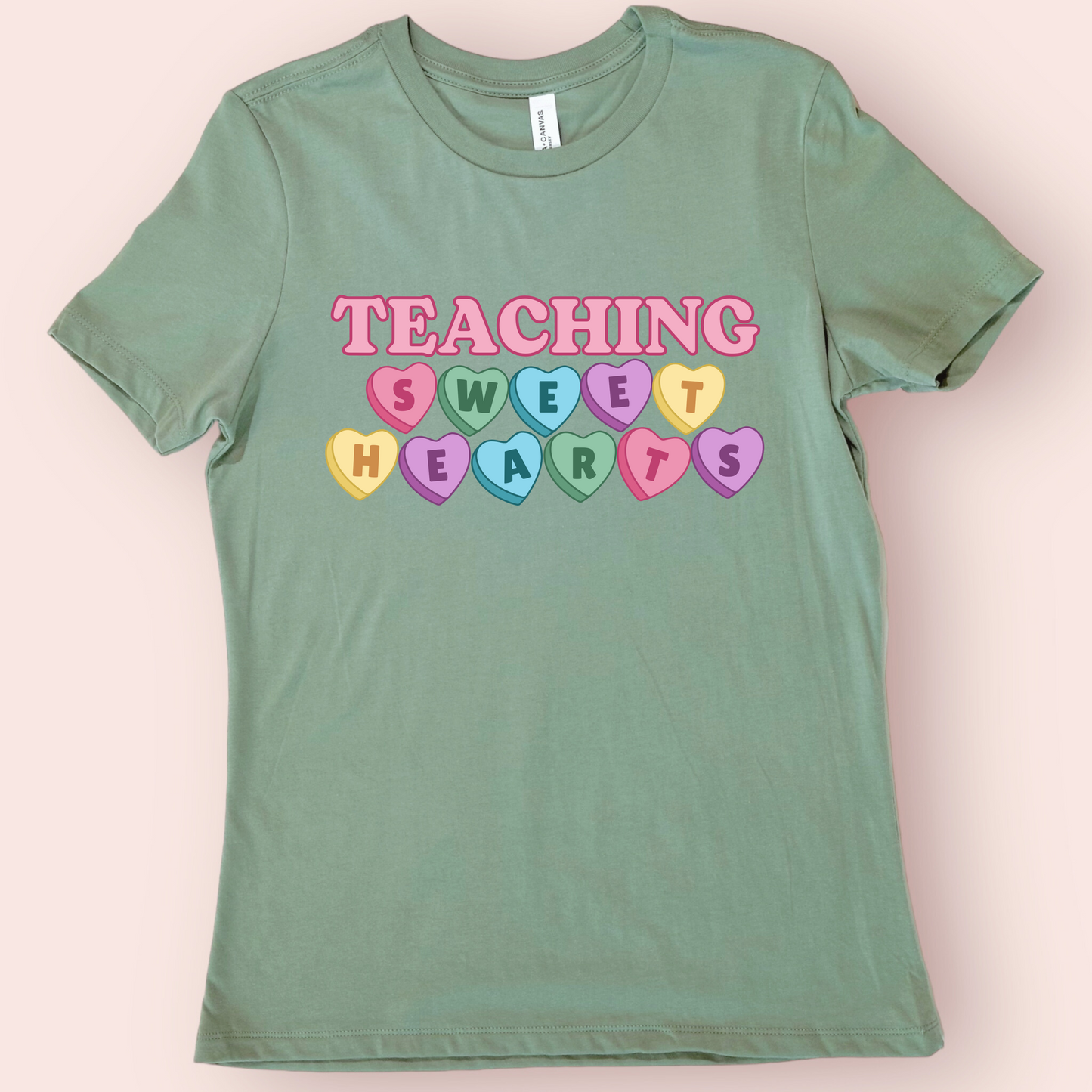 Teaching Sweet Hearts Valentine's Day Teacher T-Shirt