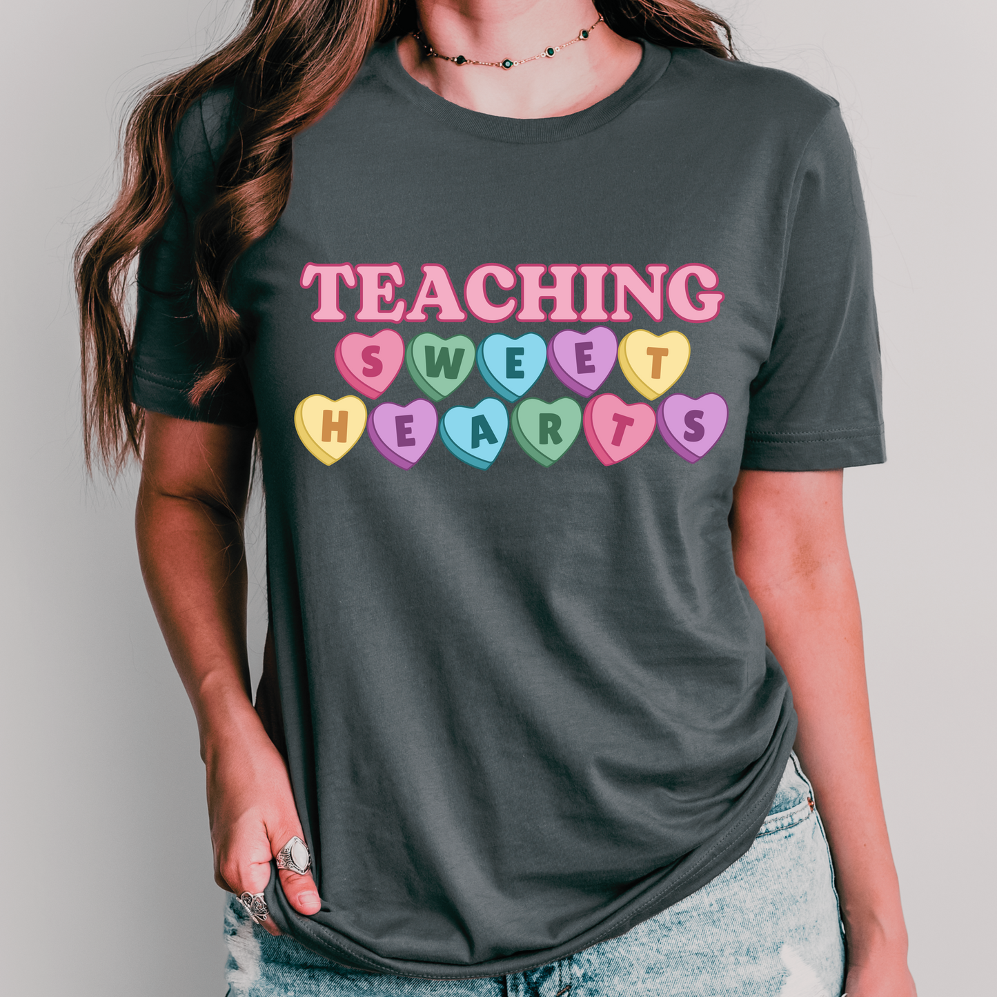 Teaching Sweet Hearts Valentine's Day Teacher T-Shirt