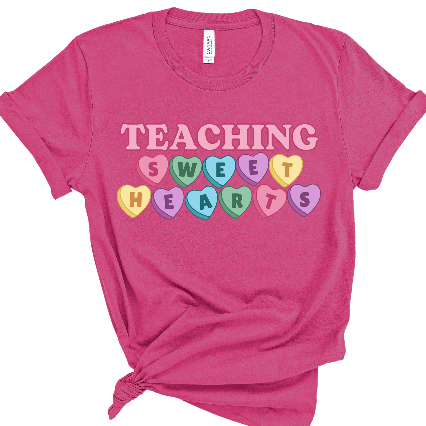 Teaching Sweet Hearts Valentine's Day Teacher T-Shirt