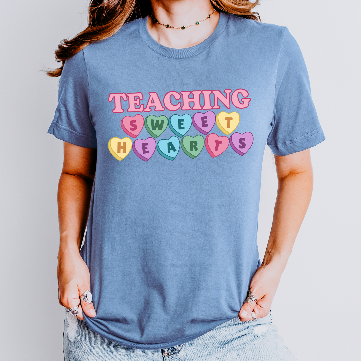 Teaching Sweet Hearts Valentine's Day Teacher T-Shirt