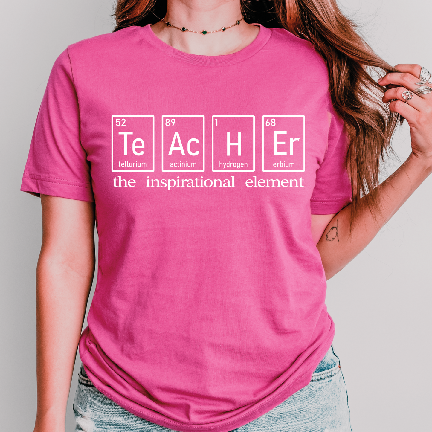 The Inspirational Element Teacher Shirt- Science Teacher Shirt