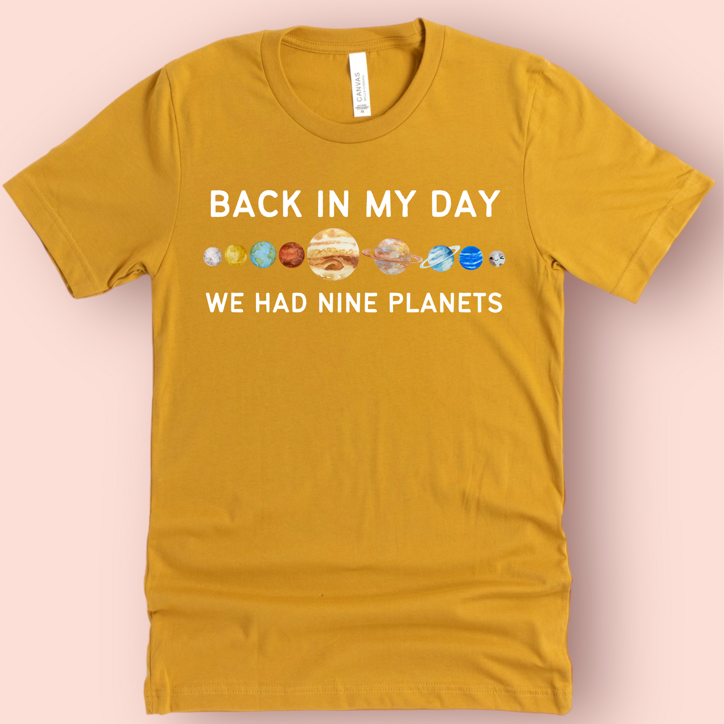 Back In My Day We Had Nine Planets Teacher T-Shirt