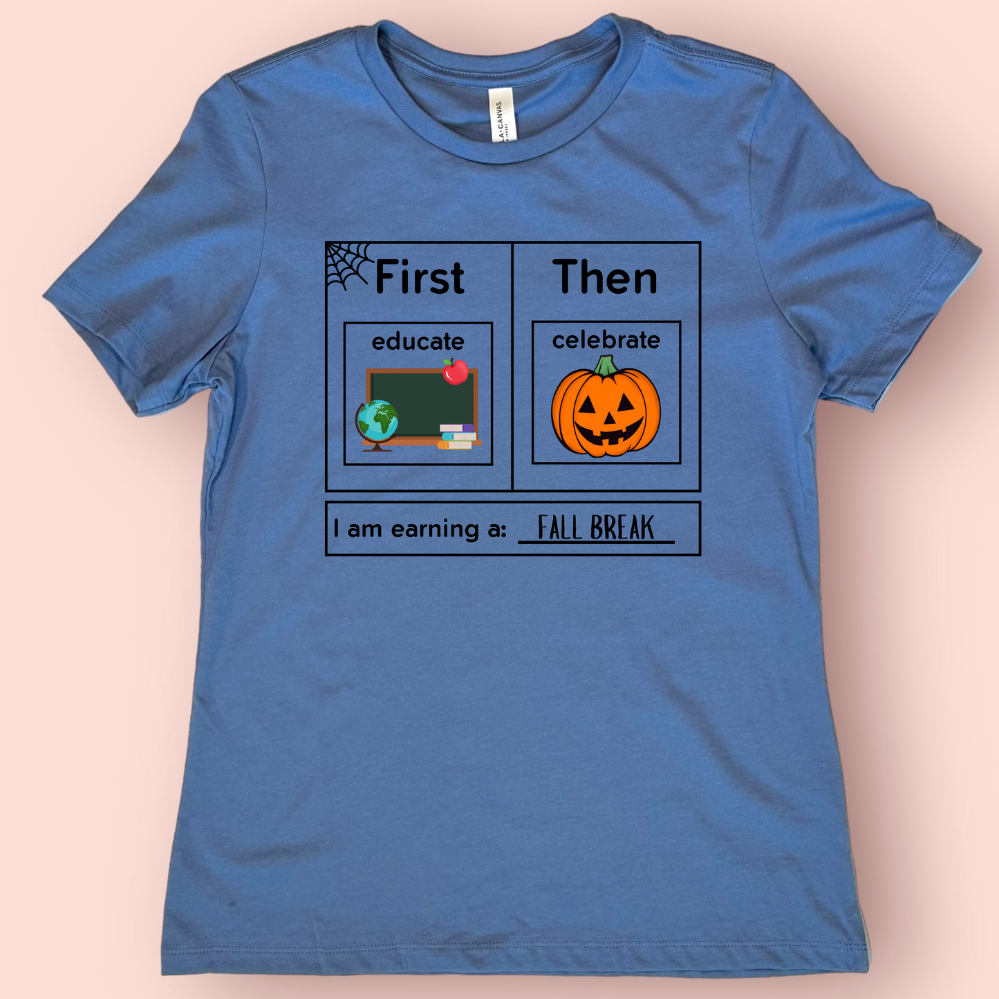 First Educate Then Celebrate Halloween Teacher Shirt